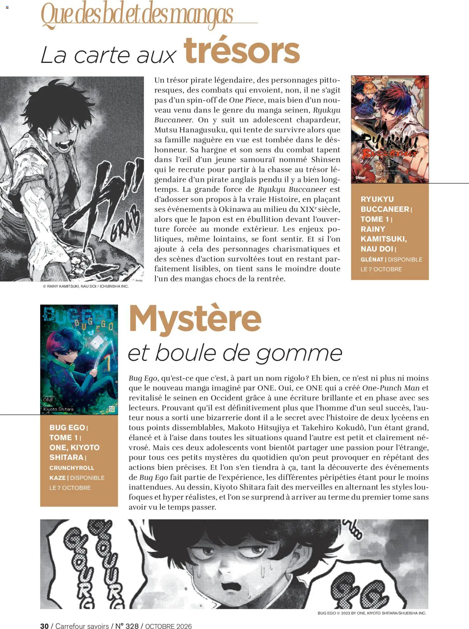 {H1} | Page: 30 | Produits: Manga, Tente, Mais, Trésor