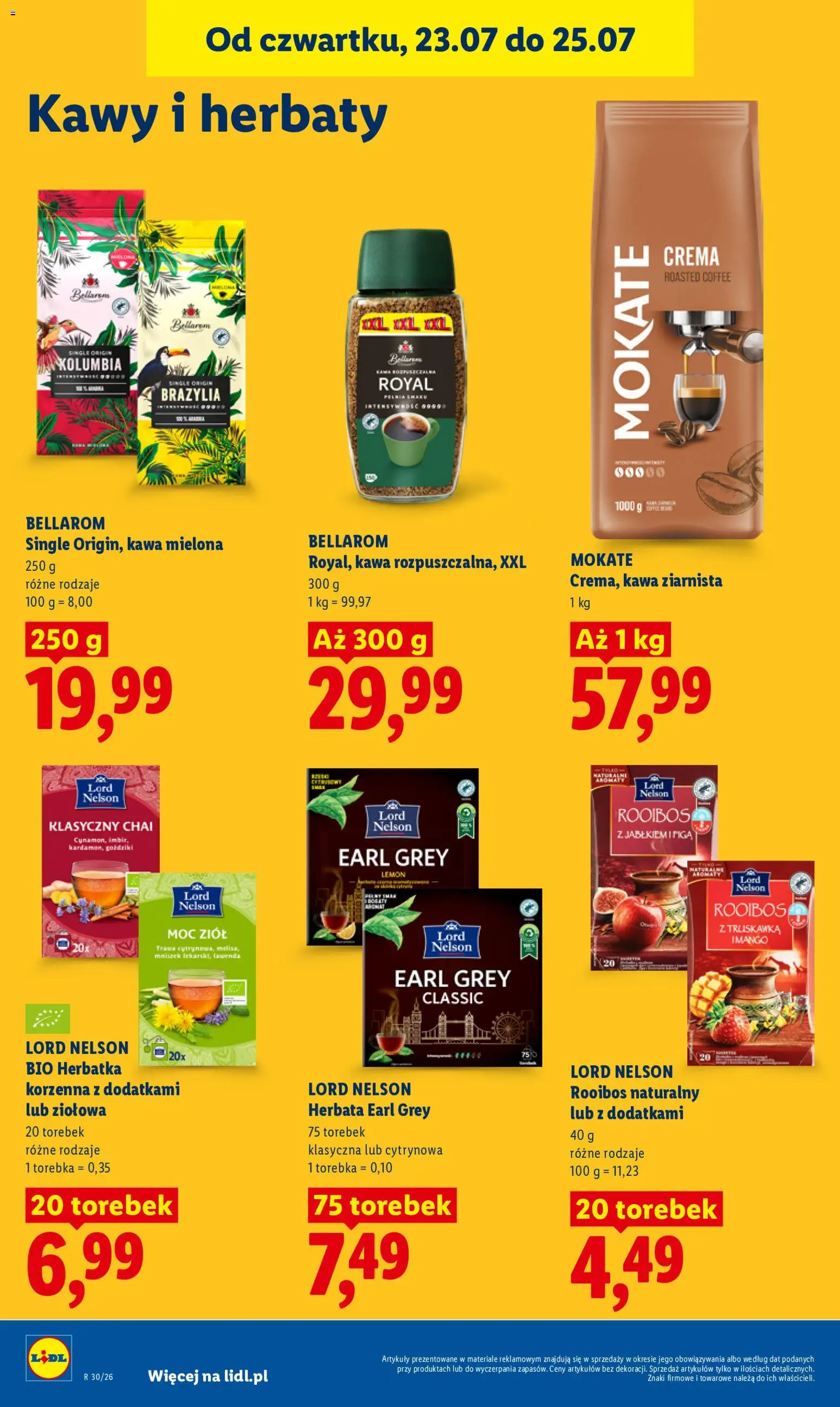 Lidl Polsko leták od 23.07.2026 | Strana: 86 | Produkty: Mokate, Crema, Bellarom