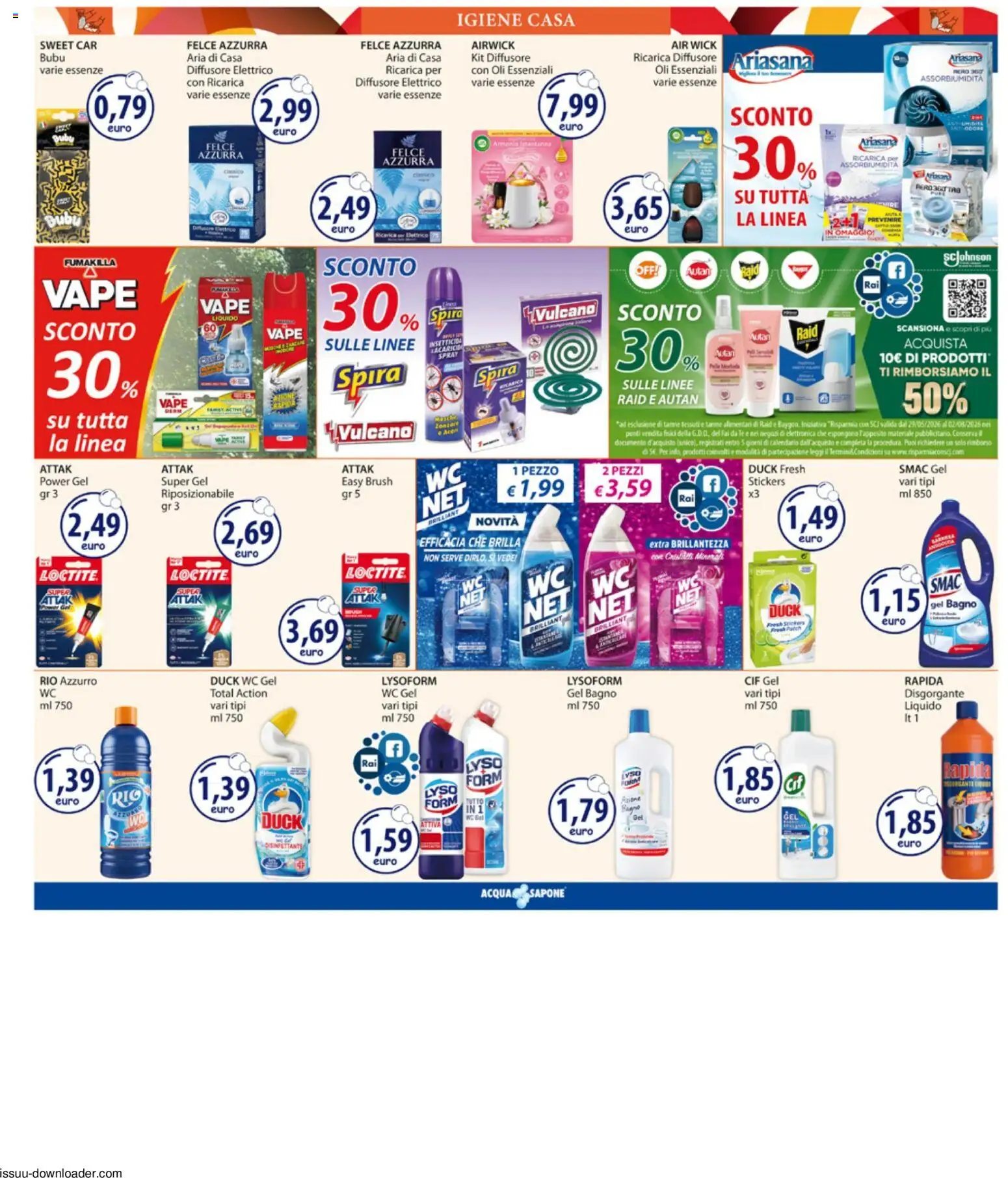 Volantino Acqua e Sapone del 13/07/2026 | Pagina: 18 | Prodotti: Tè, Acqua, WC, Bagno