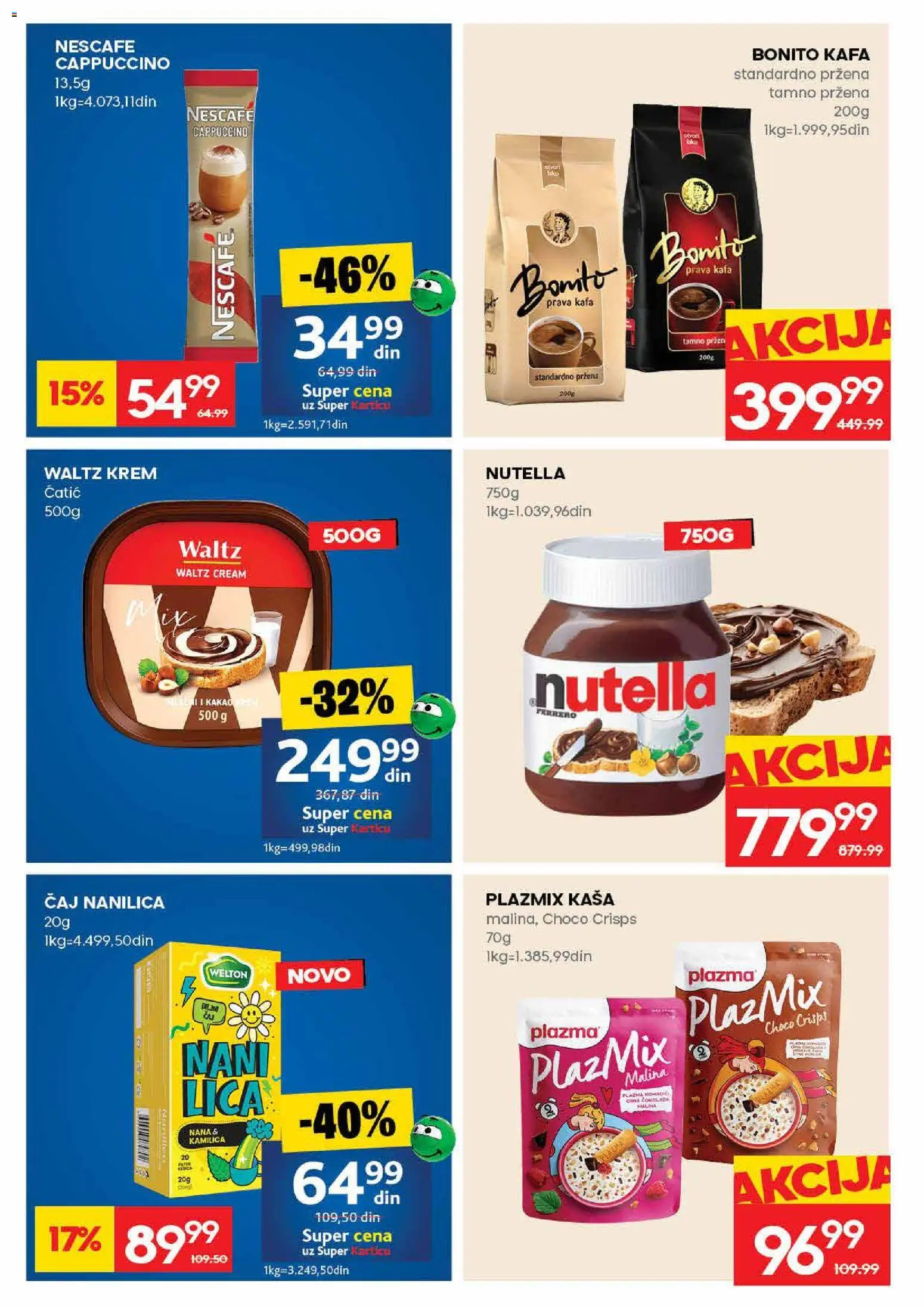 Idea katalog - važi od 09.04.2026 | Strana: 16 | Proizvode: Plazma, Malina, Kafa, Čaj