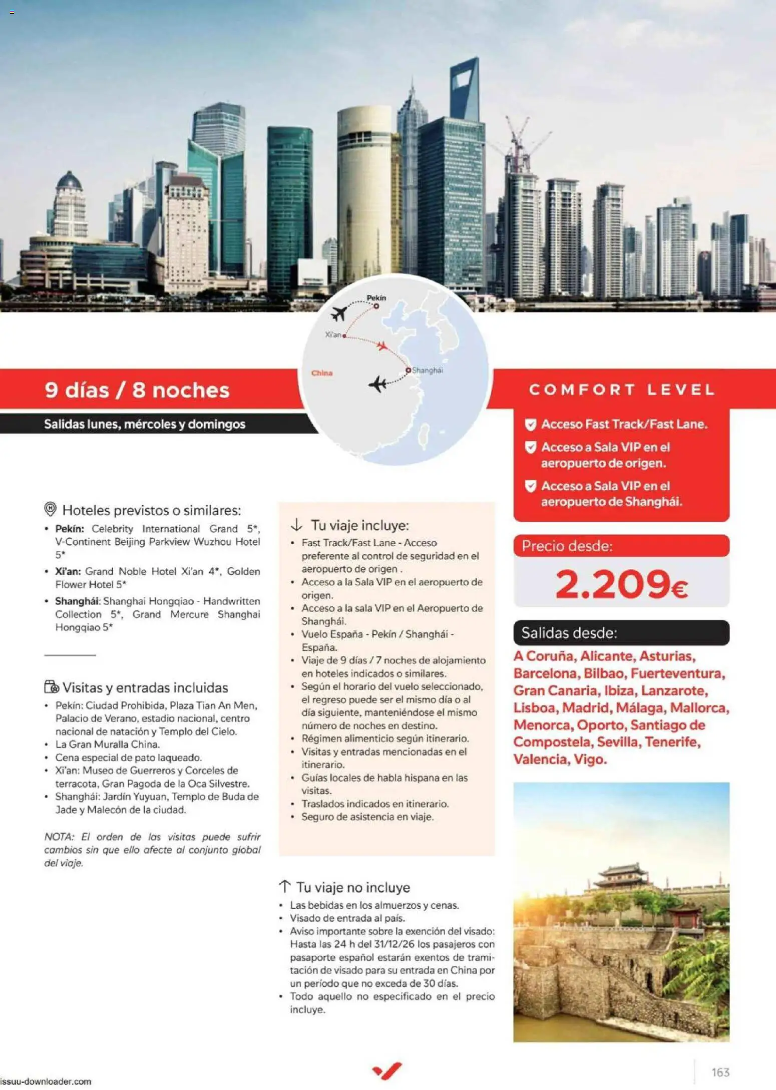 Halcón Viajes Comfort level 2026 │ válido desde el 04.06.2026 | Página: 163