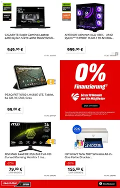 Media Markt Prospekt ab 08.10.2026 gültig | Seite: 4 | Produkte: HP, Laptop, Monitor, Drucker