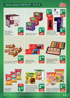ČIA MARKET leidinys galioja nuo 2026.09.29 | Puslapis: 12 | Prekių: Šokoladas, Kapsulės, Saldainiai, Dribsniai