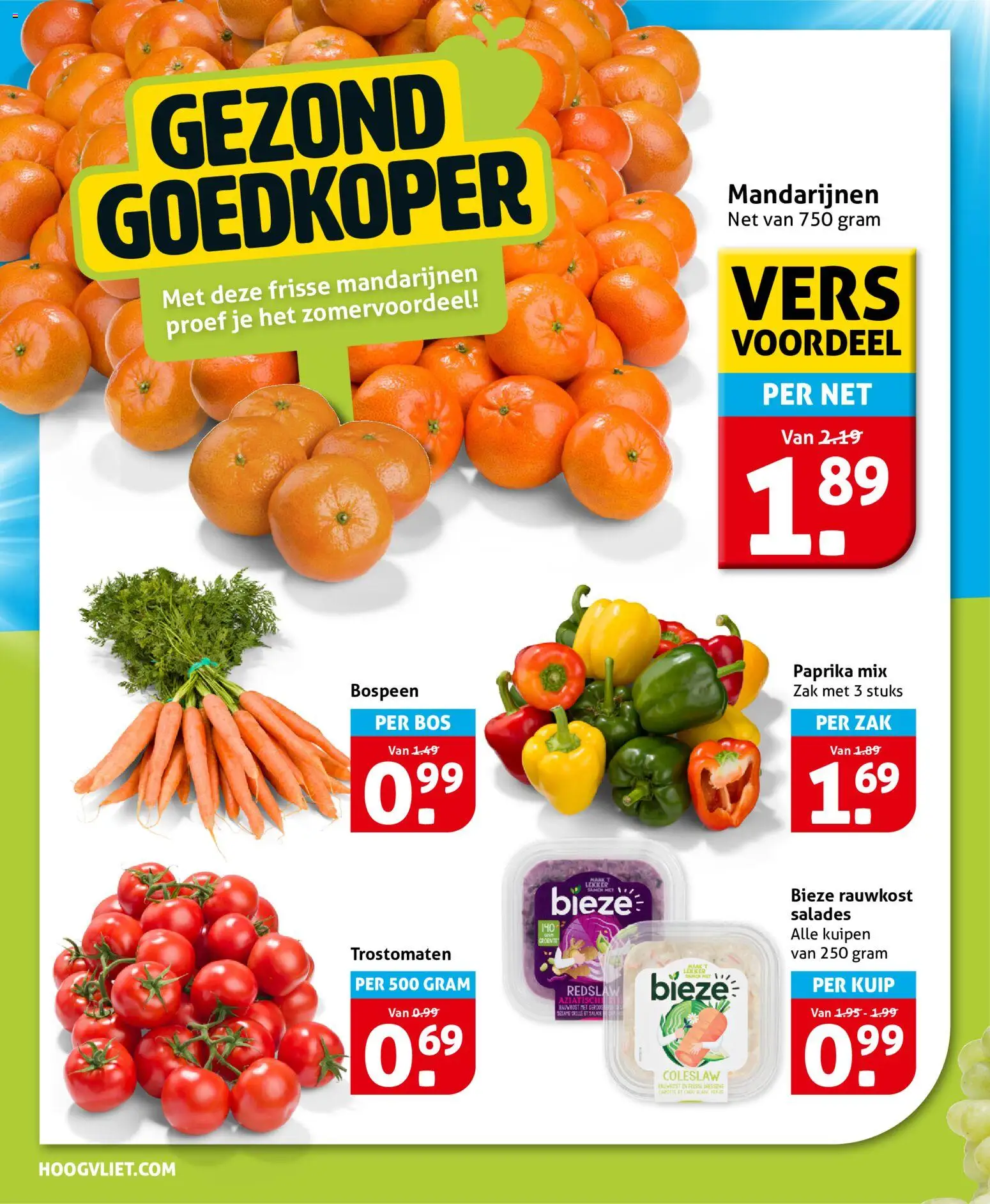 {H1} | Pagina: 8 | Producten: Mandarijnen, Salade, Salades, Zak