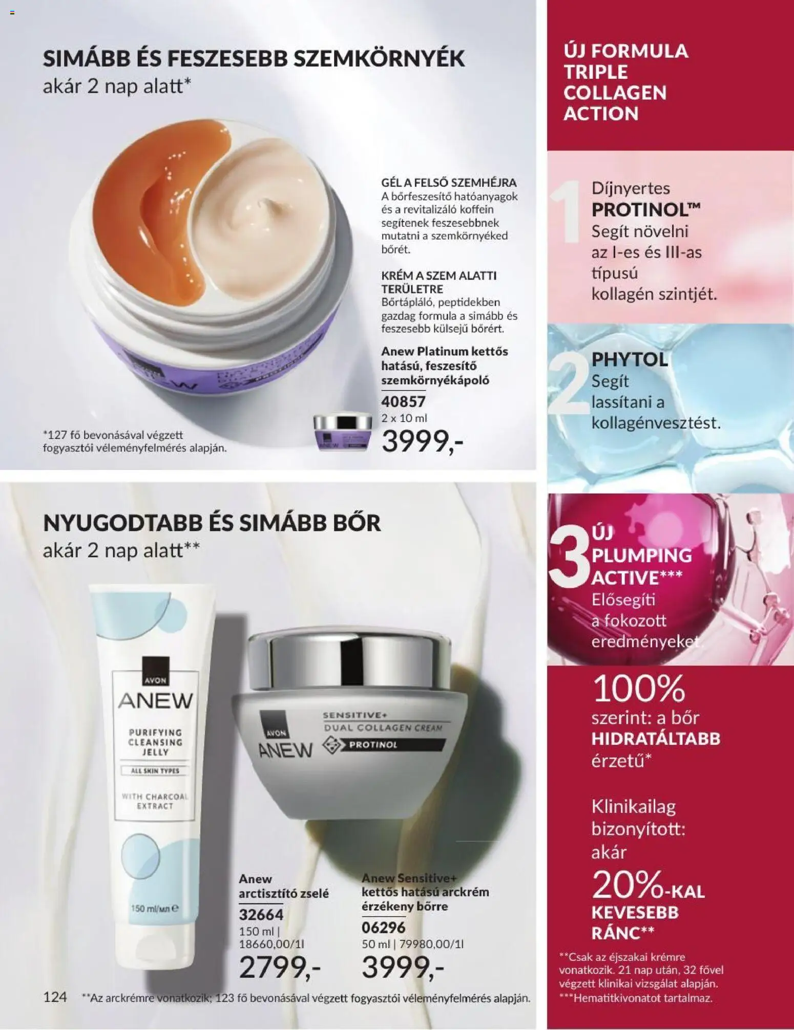 Avon akciós ujság - amely érvényes a következő dátumtól: 2026.09.01. | Oldal: 126 | Termékek: Arckrém, Felső, Kollagén, Gél