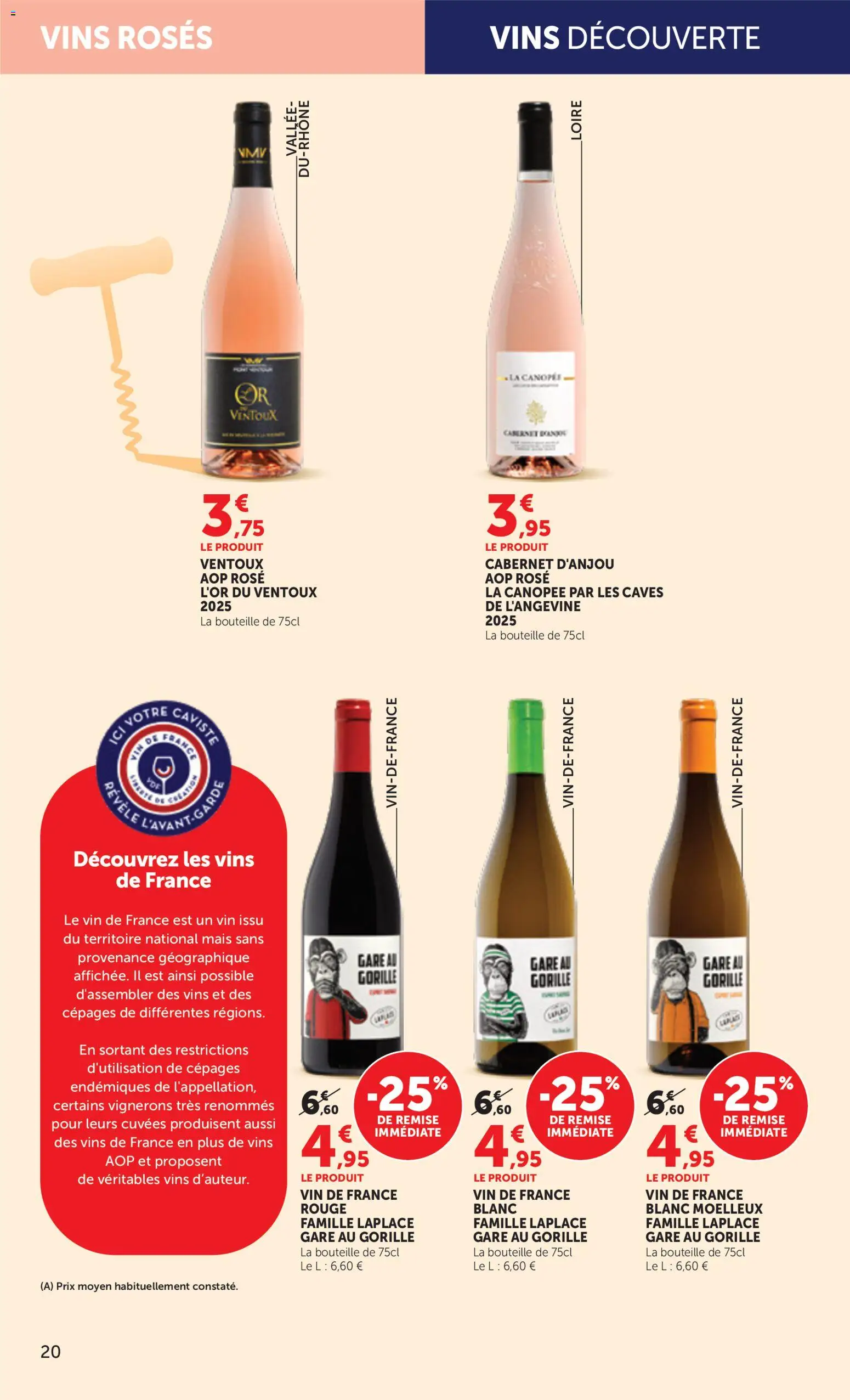 {H1} | Page: 20 | Produits: Mais, Blanc moelleux, Bouteille, Vin