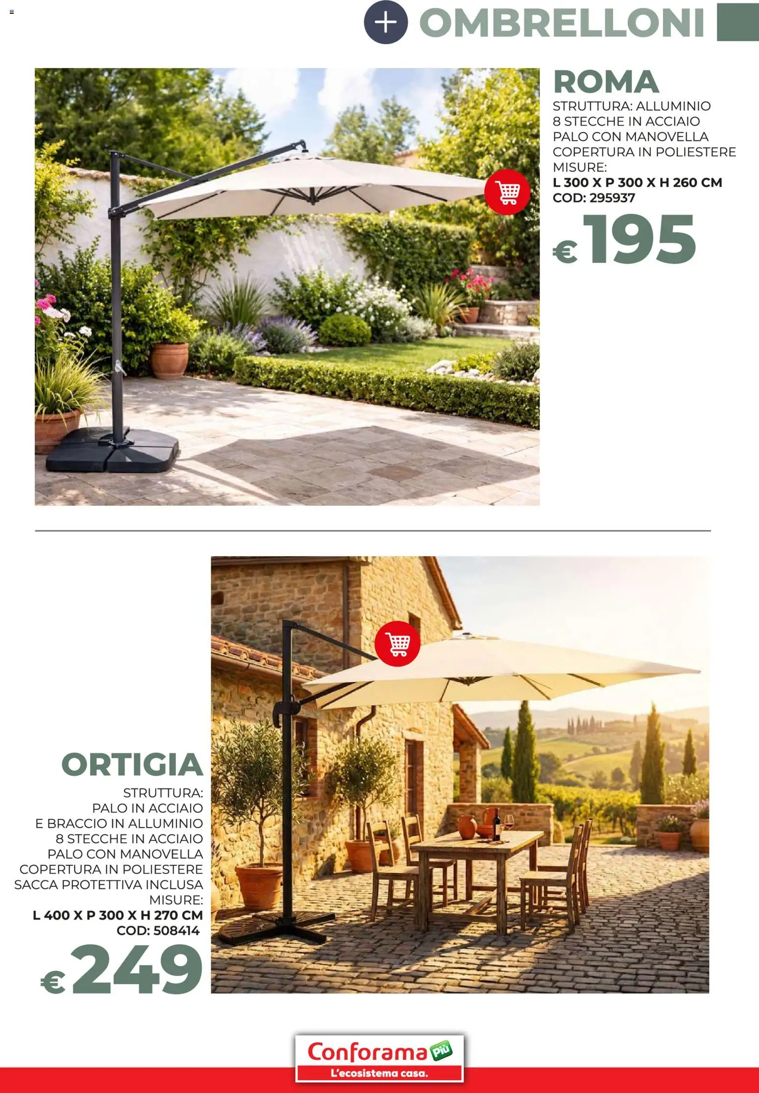 Volantino Conforama del 19/03/2026 | Pagina: 25 | Prodotti: Alluminio