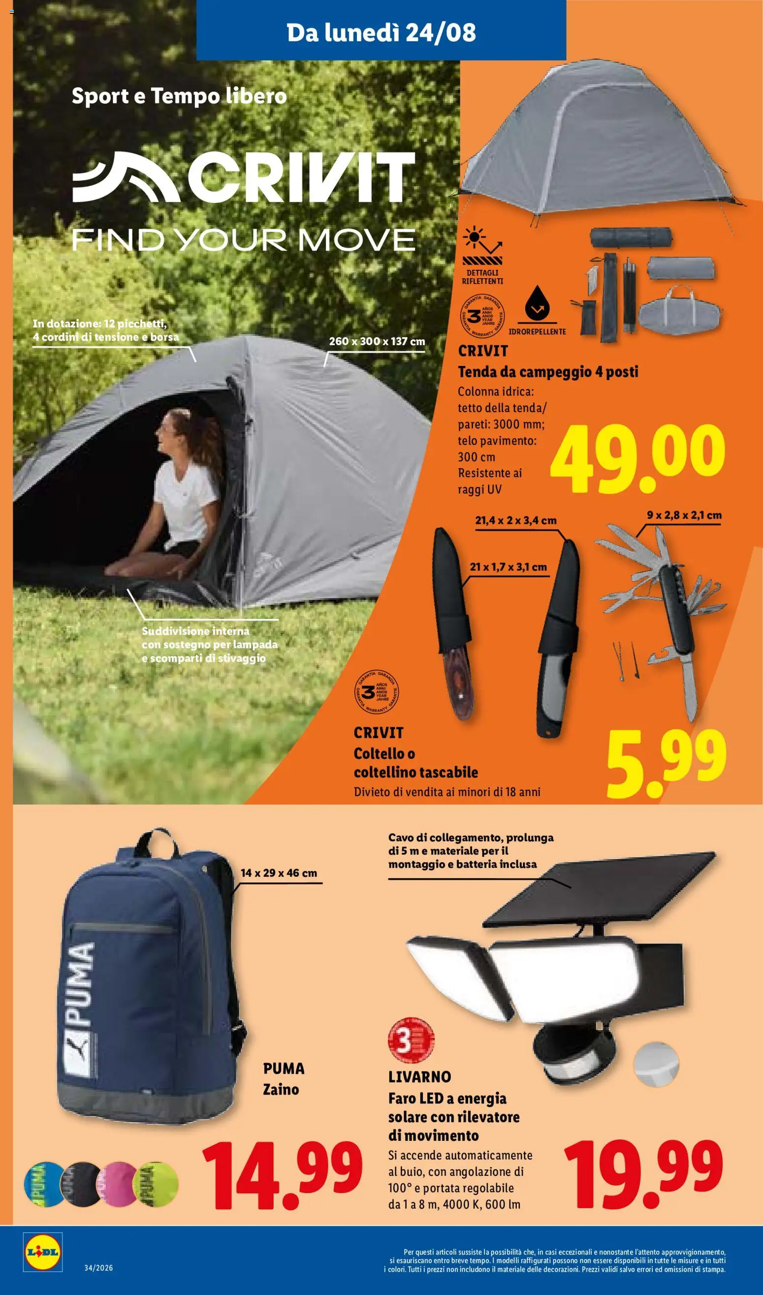 Volantino Lidl del 20/08/2026 | Pagina: 36
