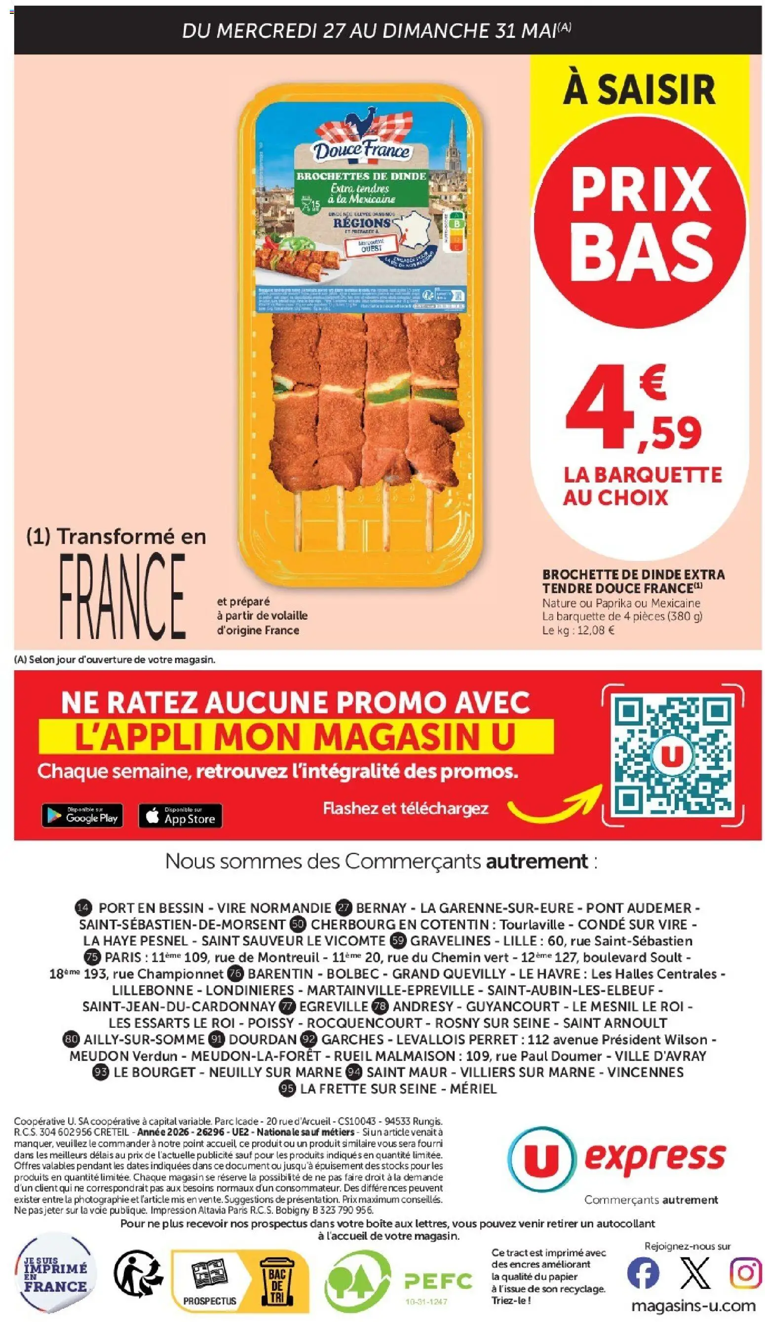 {H1} | Page: 12 | Produits: Paprika, Volaille, Store