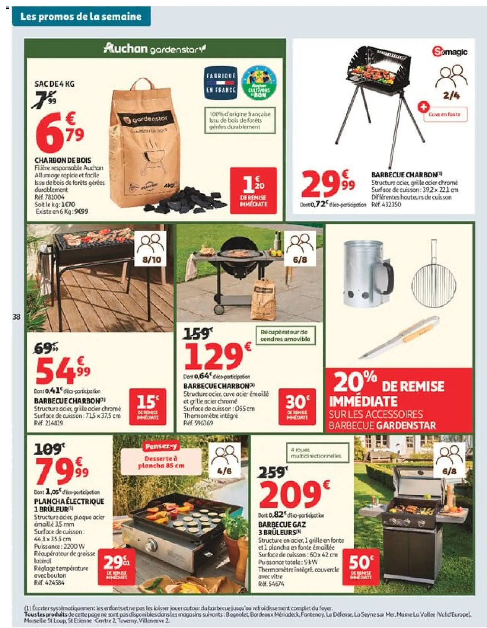 {H1} | Page: 38 | Produits: Plancha, Charbon De Bois, Barbecue, Plancha électrique