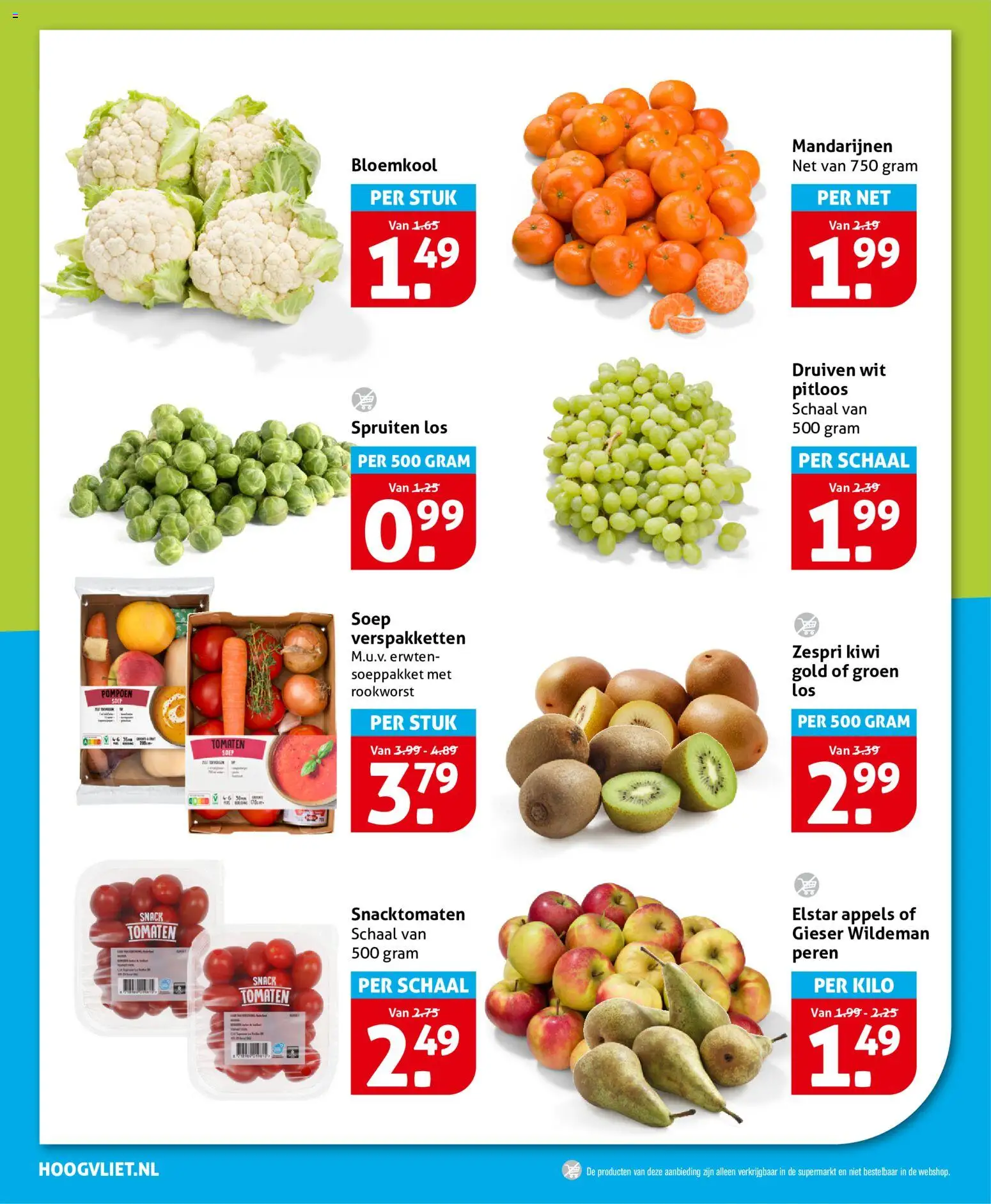 {H1} | Pagina: 6 | Producten: Pompoen, Appels, Kiwi, Peren