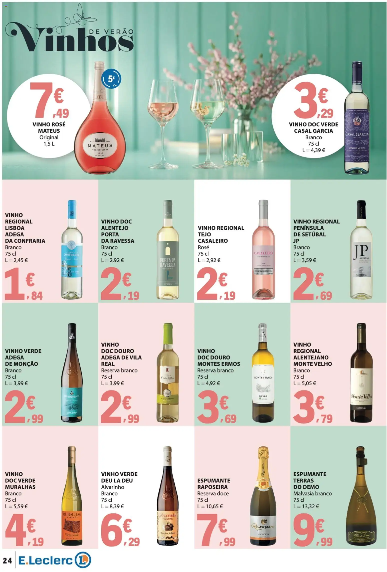 E.Leclerc folheto │ válido de 04.06.2026 | Página: 24 | Produtos: Porta, Espumante, Vinho