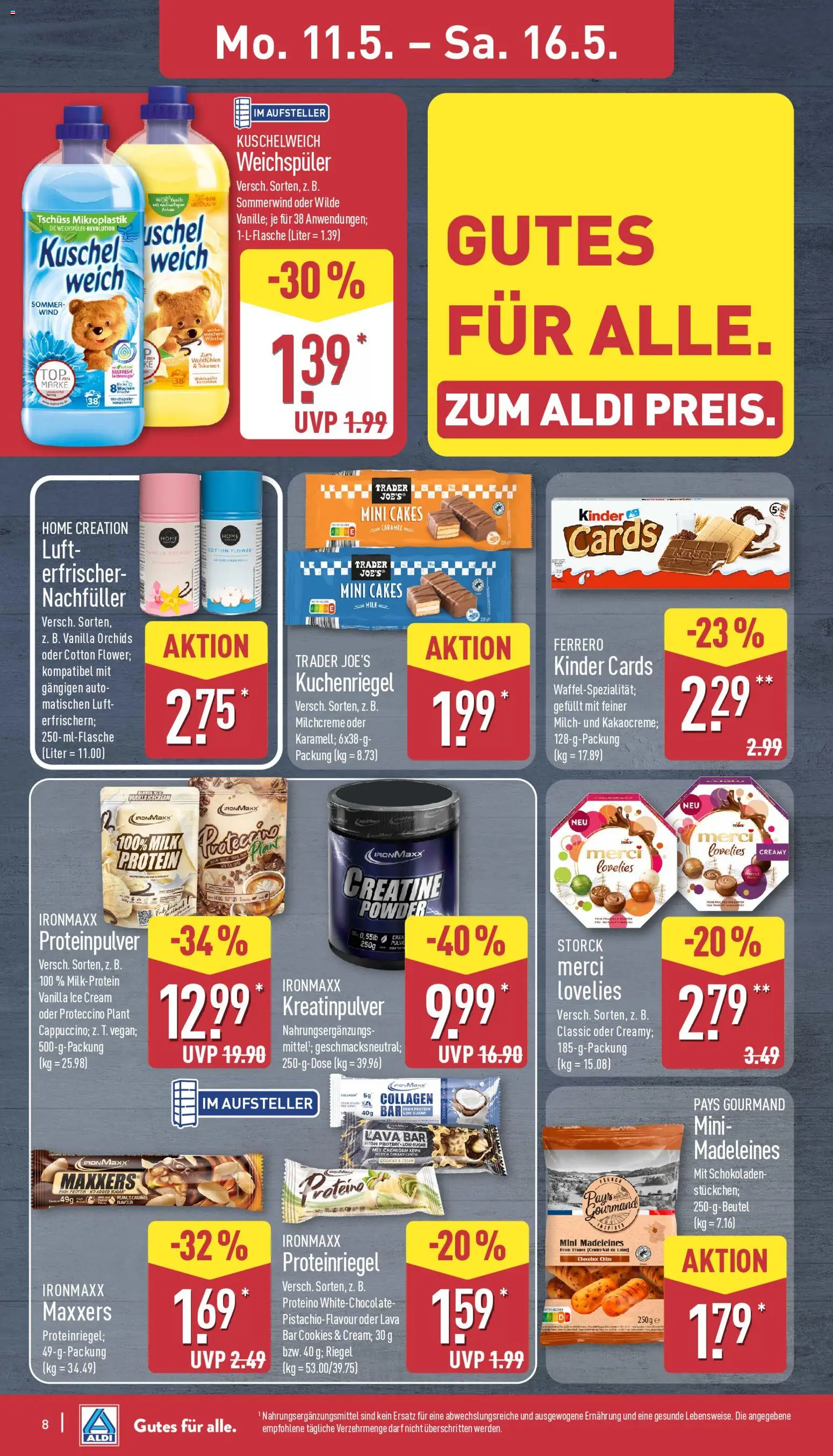 Aldi Prospekt 	 – gültig ab 11.05.2026 | Seite: 8