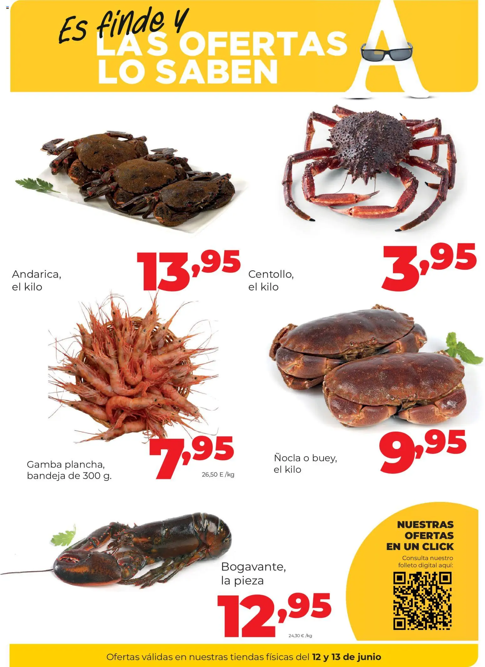 Alimerka Fin de semana │ válido desde el 11.06.2026 | Página: 3 | Productos: Bandeja, Gamba