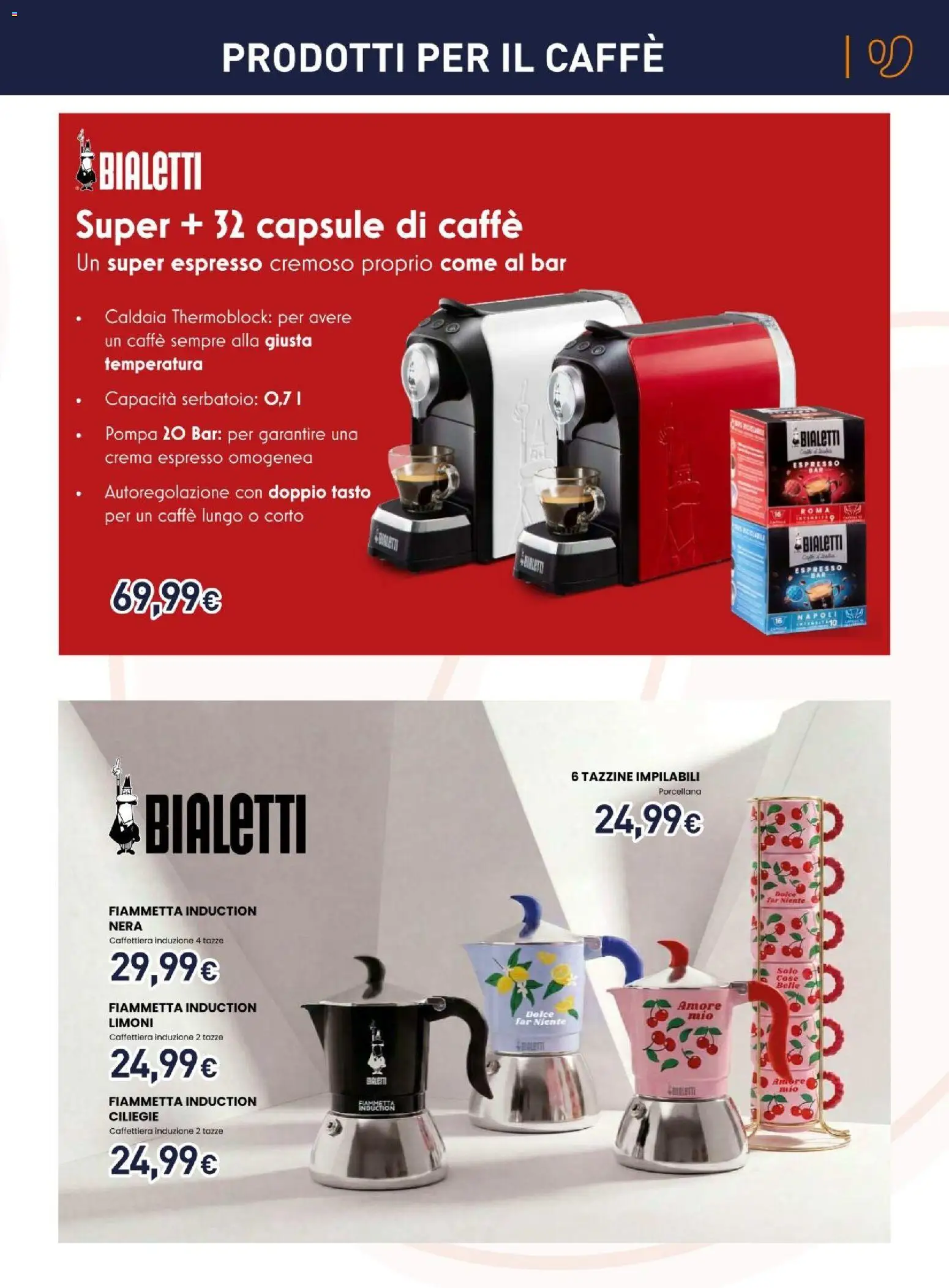 Volantino Unieuro del 11.06.2026 | Pagina: 10 | Prodotti: Crema, Caffè, Caffettiera, Caldaia