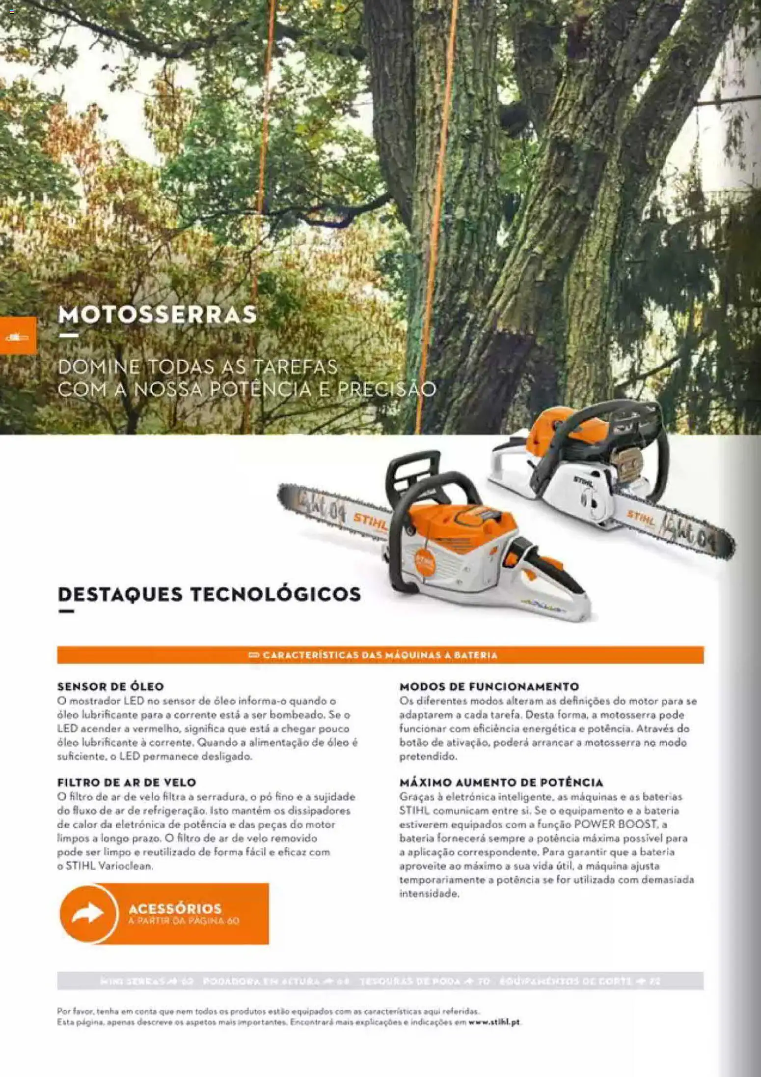 Stihl Catálogo │ válido de 07/09/2026 | Página: 42 | Produtos: Baterias, Pó, Bateria, Óleo