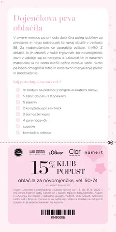 Baby center katalog akcije – veljaven od 25.05.2026 | Stran: 11 | Izdelki: Oblacila