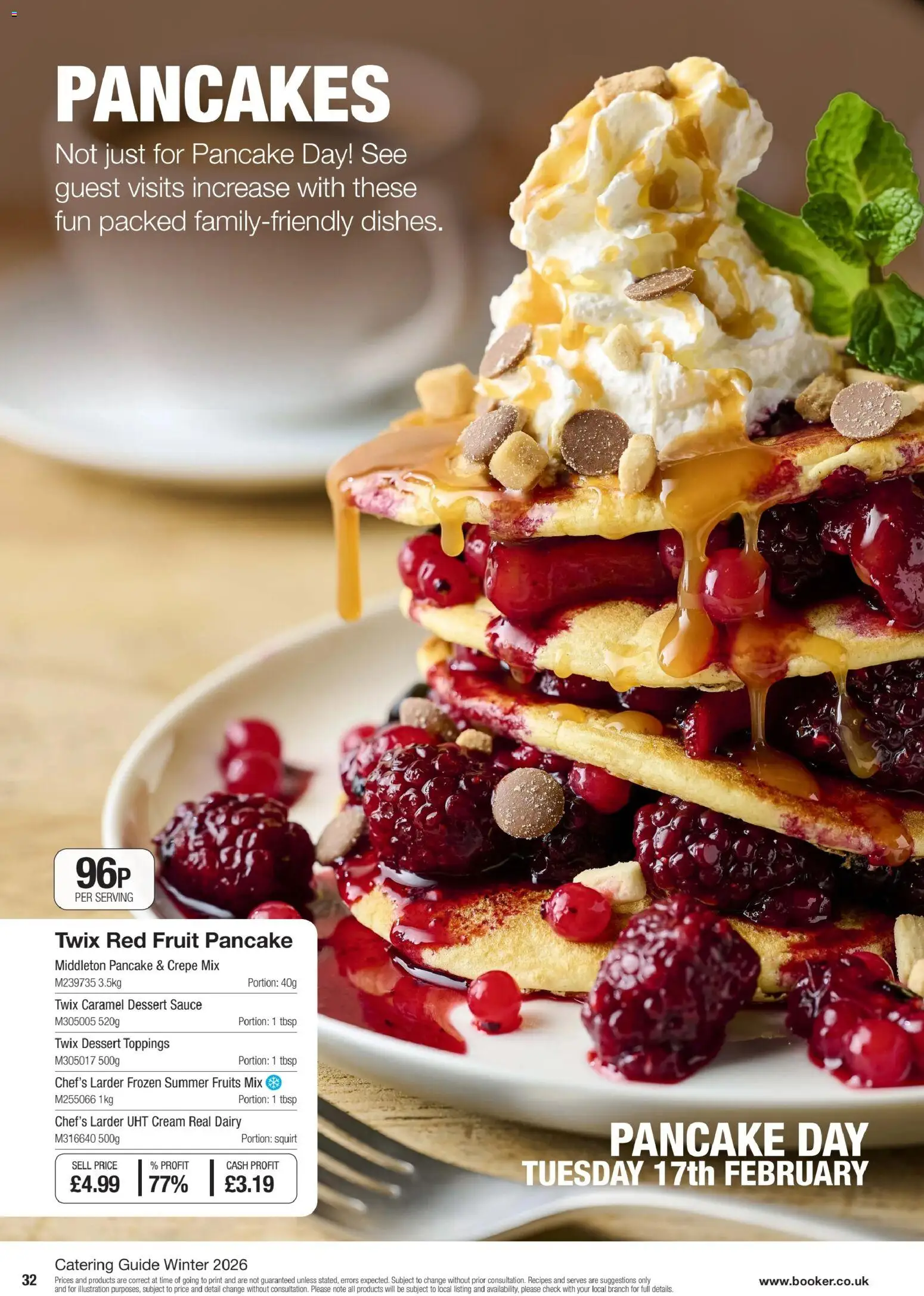 {H1} | Page: 32 | Products: Pancake, Cream, Pancakes, Dessert
