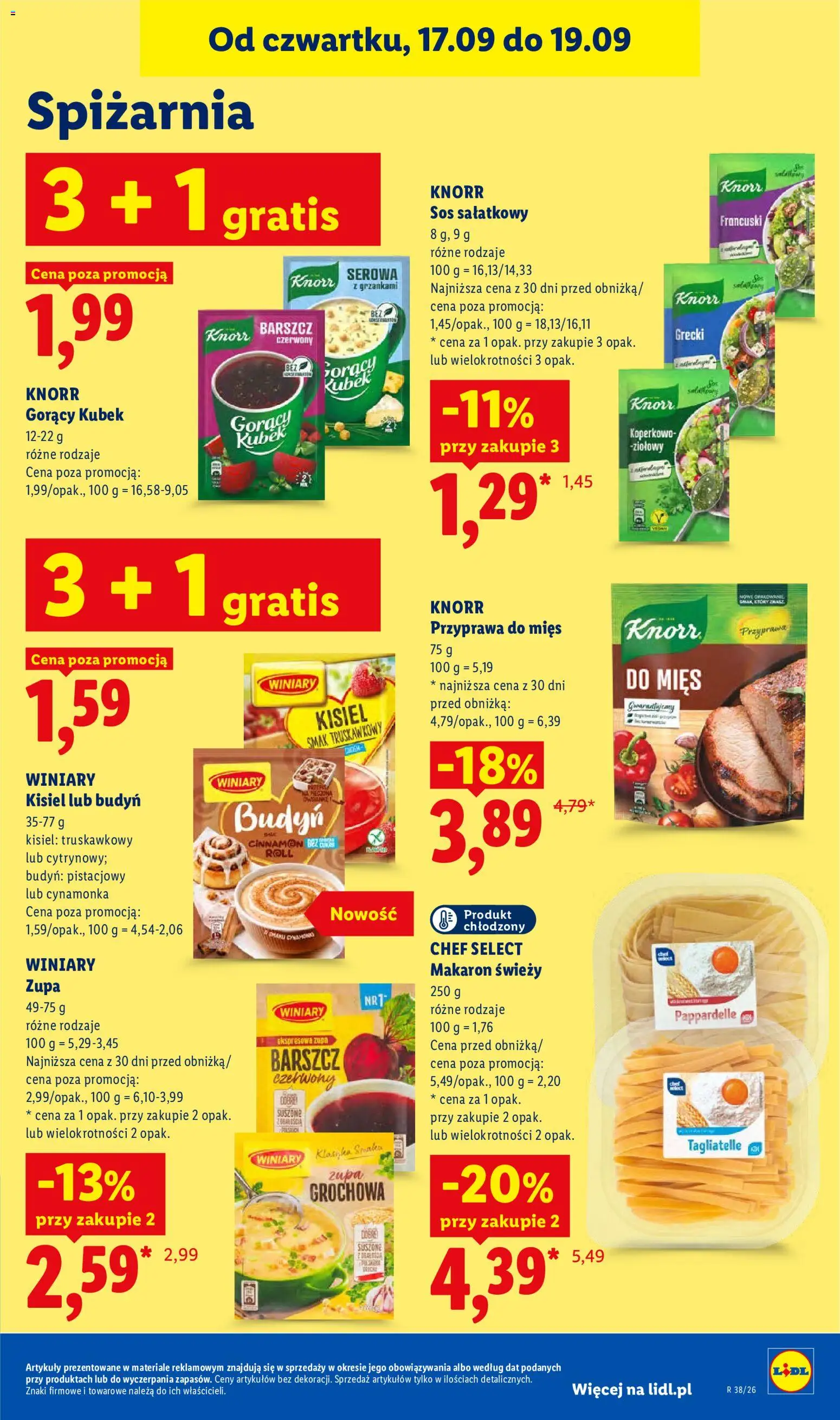 Lidl Polsko leták od 17.09.2026 | Strana: 83 | Produkty: Knorr