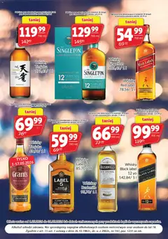 Pogląd oferty "Prim Market gazetka - Oferta alkoholowa" - ważna od 01.05.2026 | Strona: 6 | Produkty: Grant's, Red label, Alkohol, Whisky