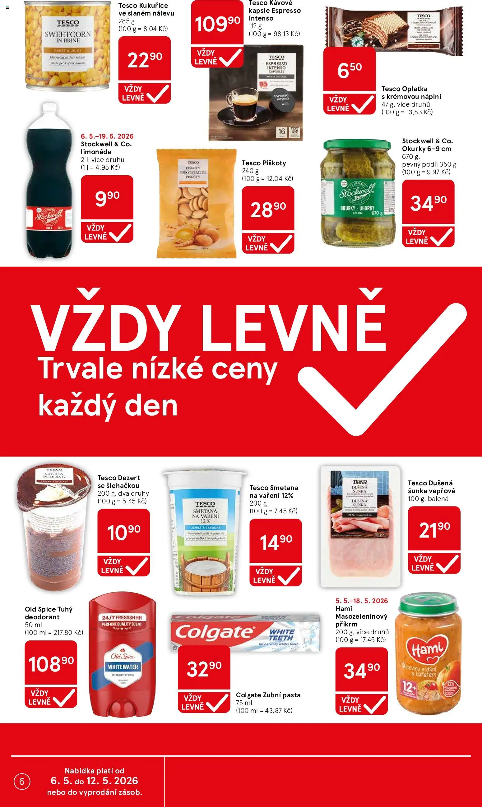 Tesco leták - Supermarket od 06.05.2026 | Strana: 6