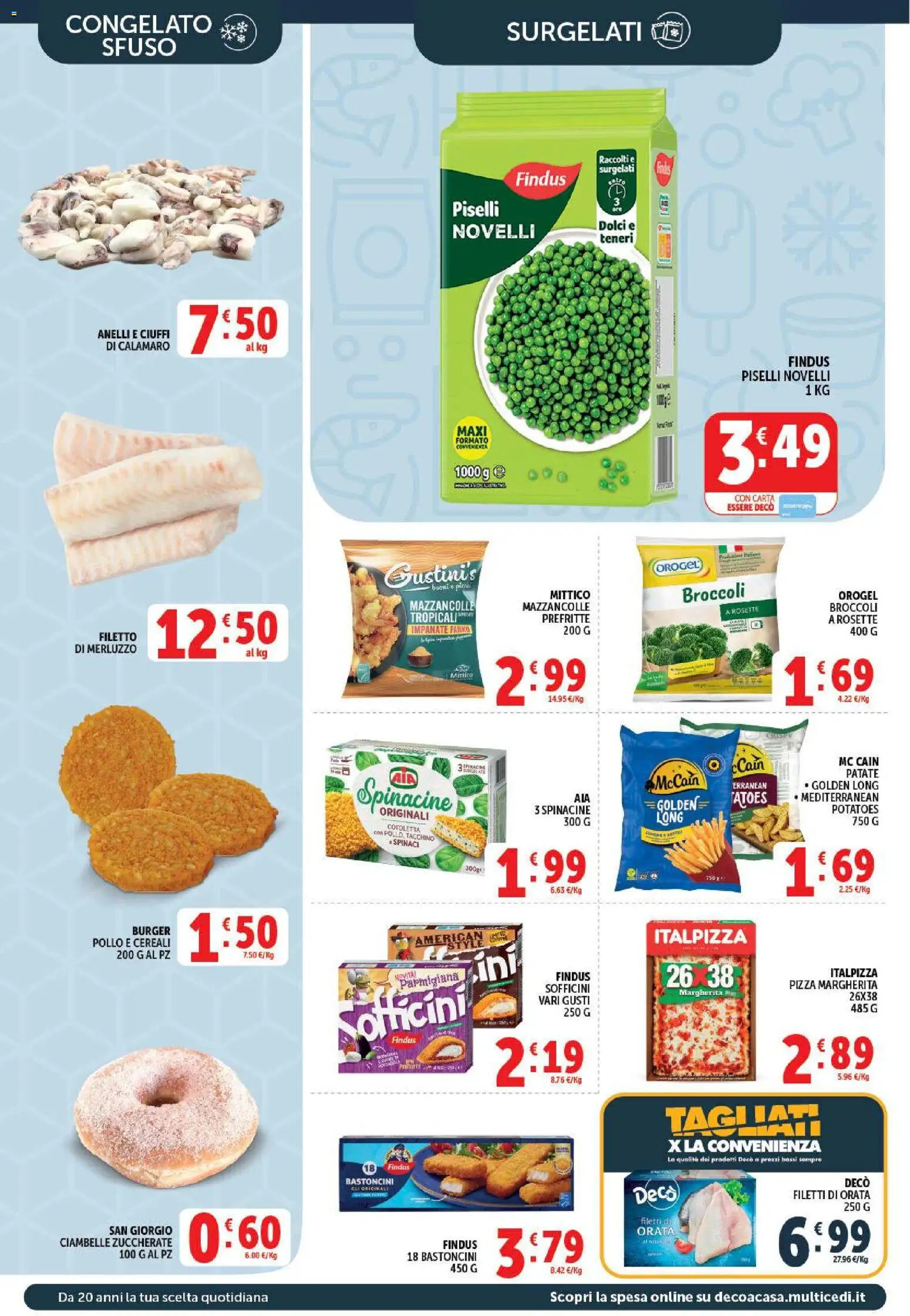 Volantino Decò del 21/07/2026 | Pagina: 10 | Prodotti: Pollo, Cereali, Tacchino, Spinaci