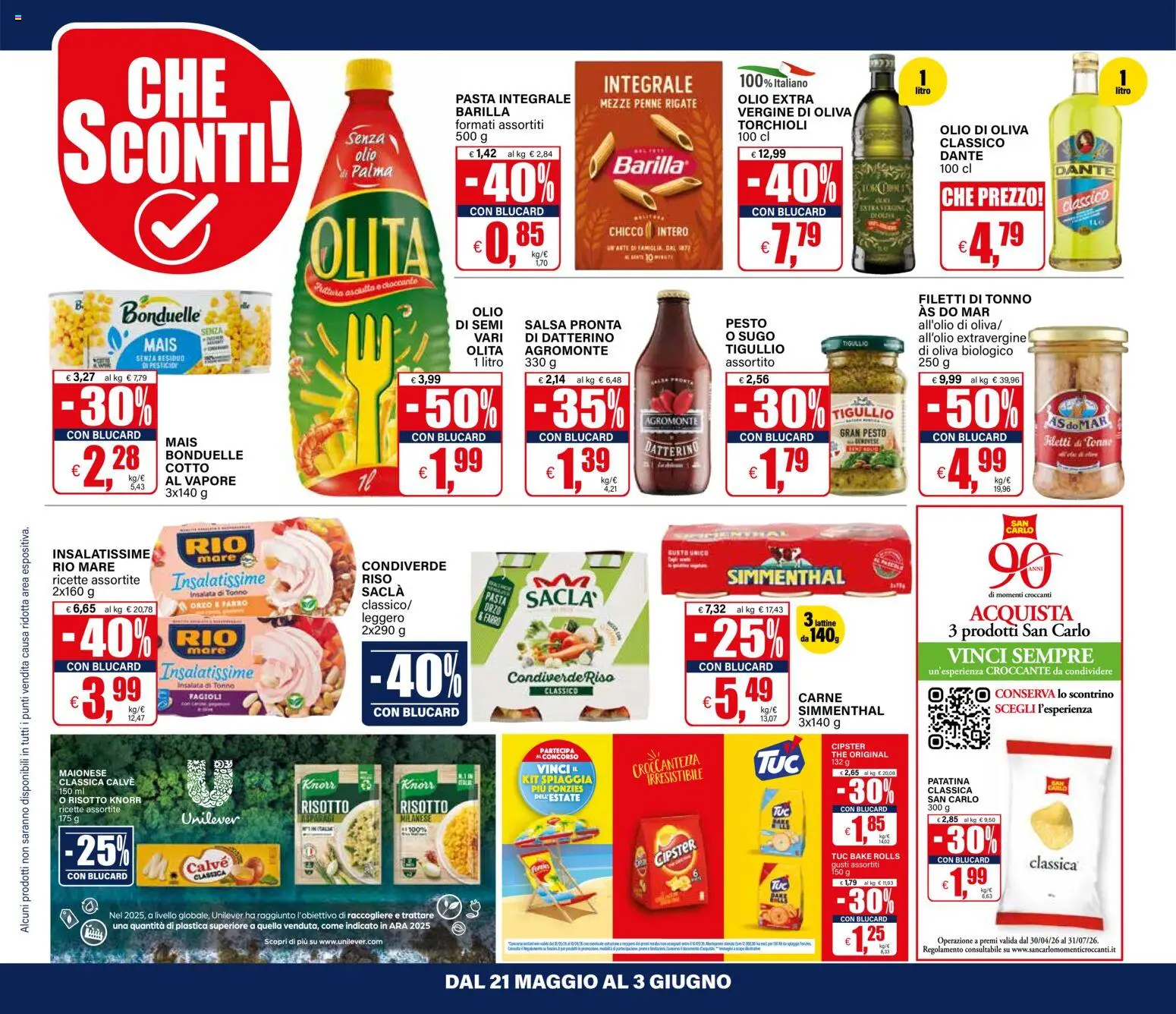 Volantino Il Gigante del 21.05.2026 | Pagina: 8 | Prodotti: Pesto, The, Mais, Olio di Oliva