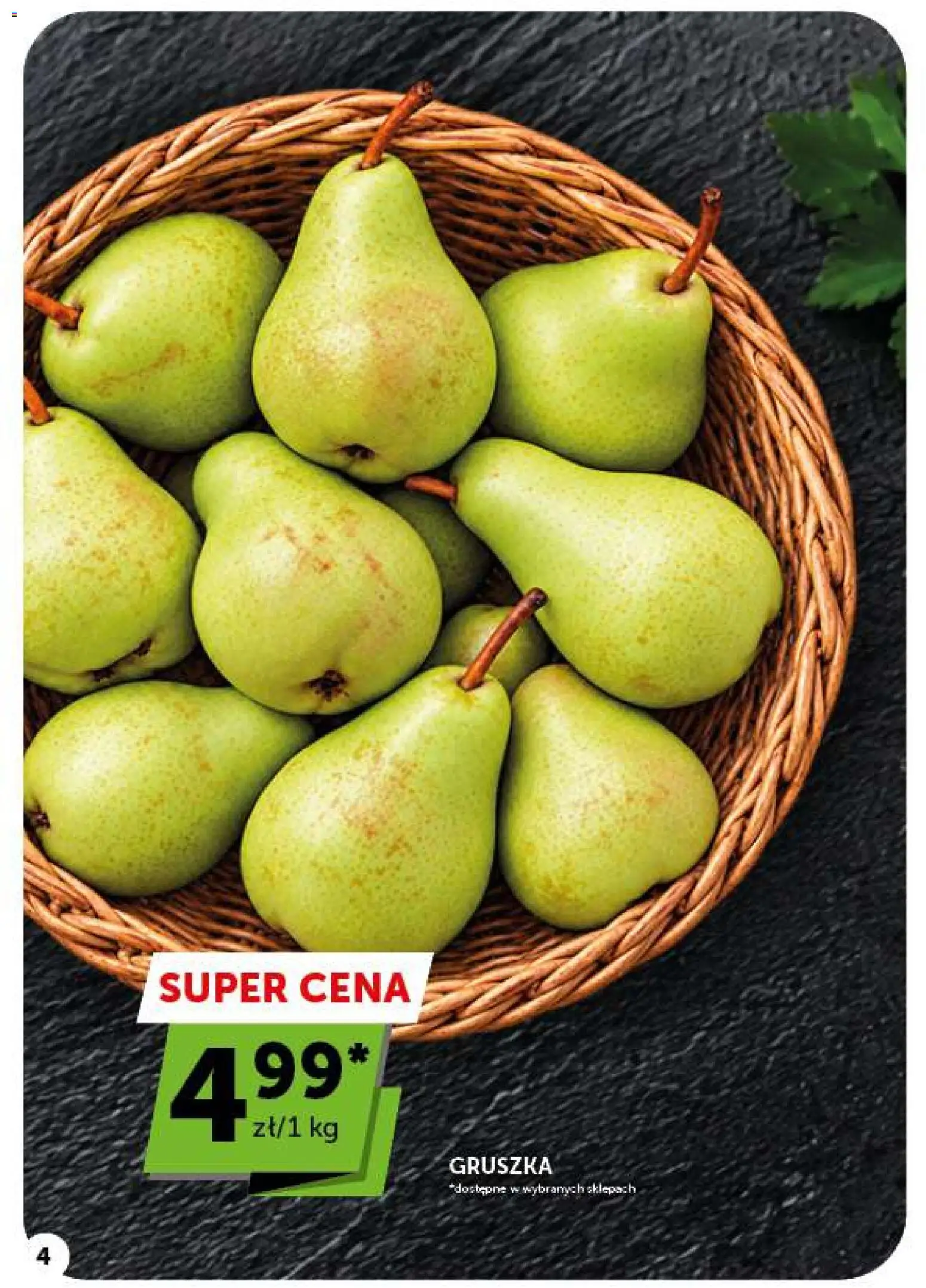 Euro Sklep gazetka od 22.10.2026 | Strona: 4 | Produkty: Gruszka