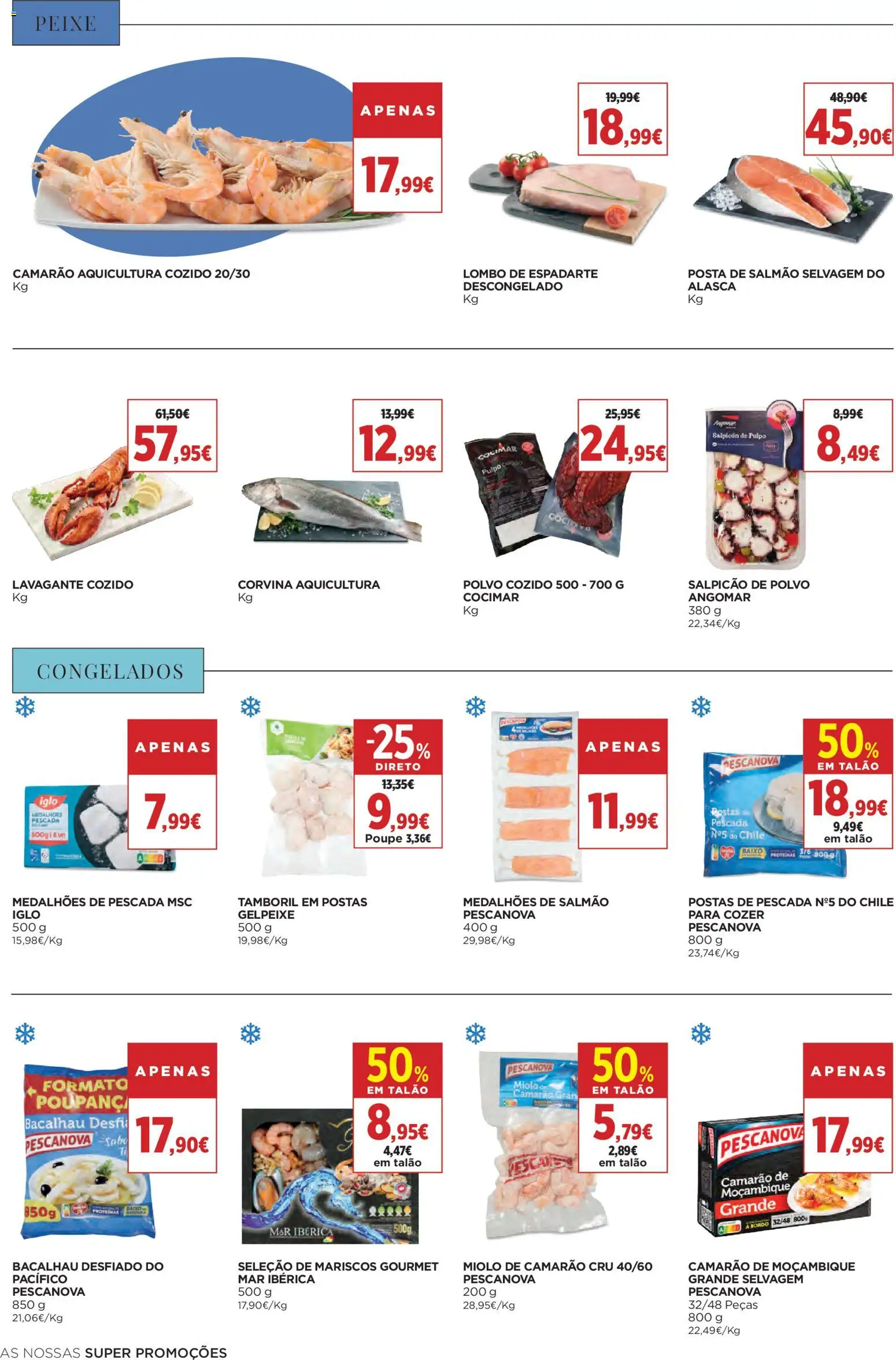 El Corte Ingles folheto │ válido de 21/08/2026 | Página: 22 | Produtos: Salpicão, Camarão, Lombo, Peixe