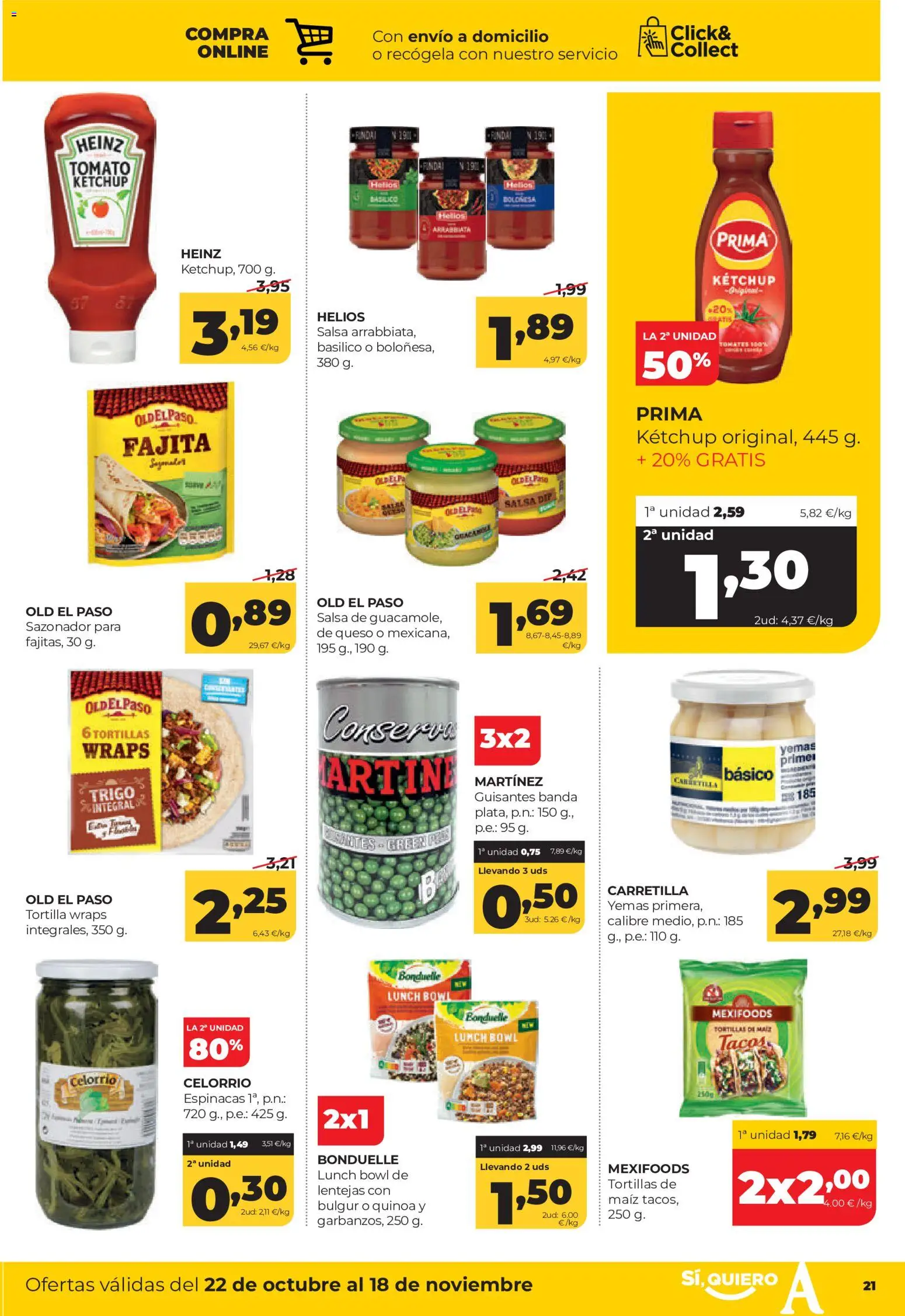 Alimerka folleto Castilla y León │ válido desde el 22/10/2026 | Página: 23 | Productos: Kétchup, Quinoa, Sazonador, Funda