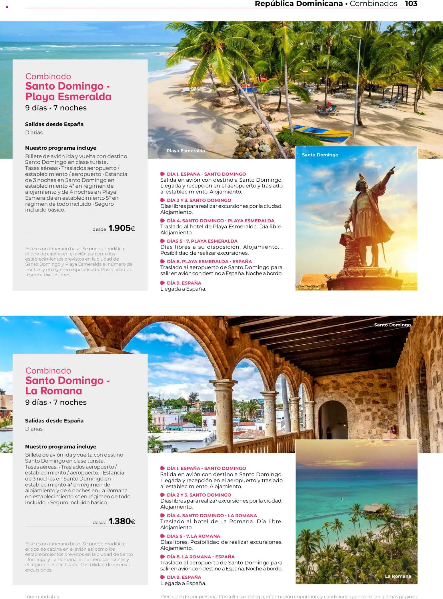 Viajes El Corte Inglés Norteamérica y Caribe │ válido desde el 01/01/2026 | Página: 103