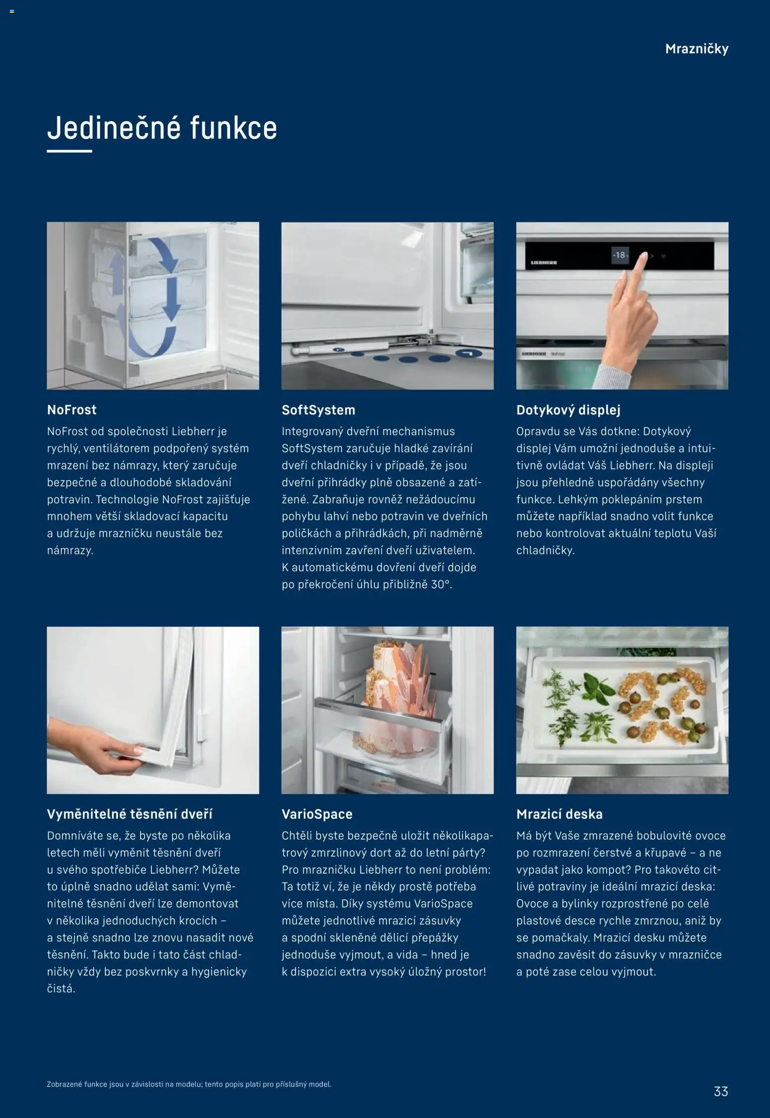 Möbelix leták - Liebherr od 01.10.2025 | Strana: 33 | Produkty: Kompot, Potraviny, Zmrzlinový dort, Dort