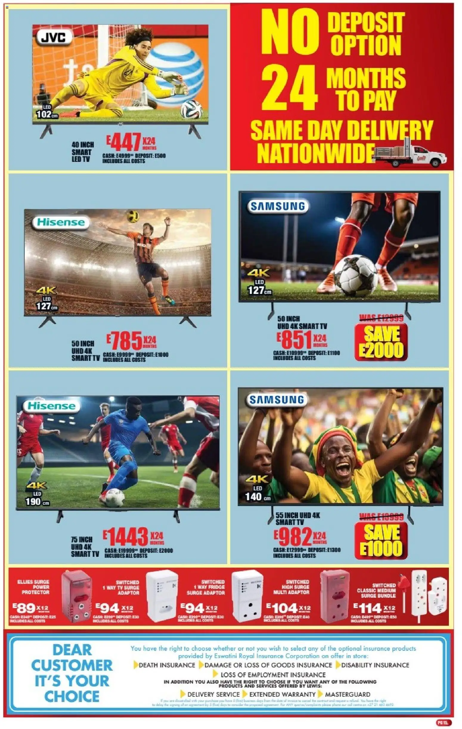 New Lewis Stores catalogue – valid from 06/07/2026 | Page: 15 | Products: Phone, TV, Fridge