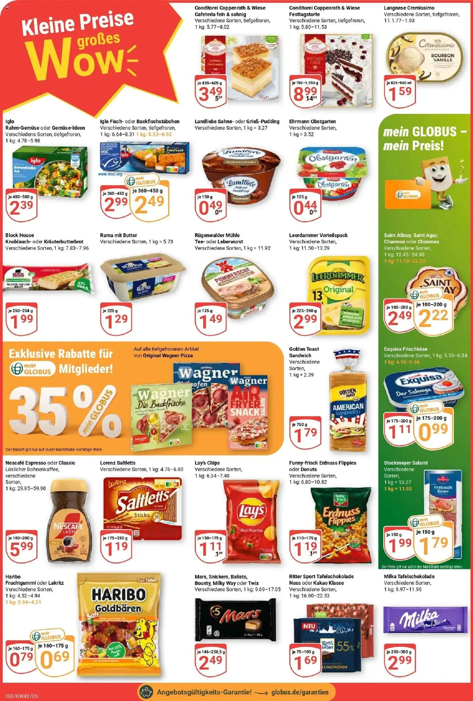 Globus Prospekt Isserstedt (ab 12.10.2026) » Angebote online | Seite: 2 | Produkte: Mühle, Cremissimo, Butter, Toast
