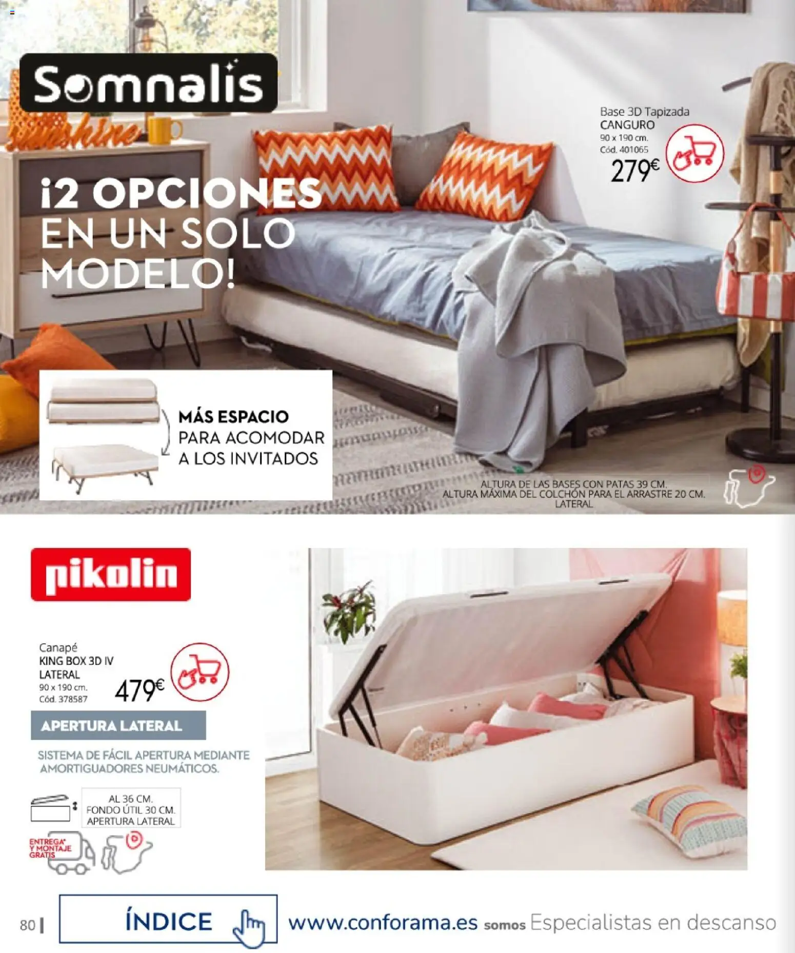 Conforama Camitis │ válido desde el 06/08/2026 | Página: 80 | Productos: Colchon