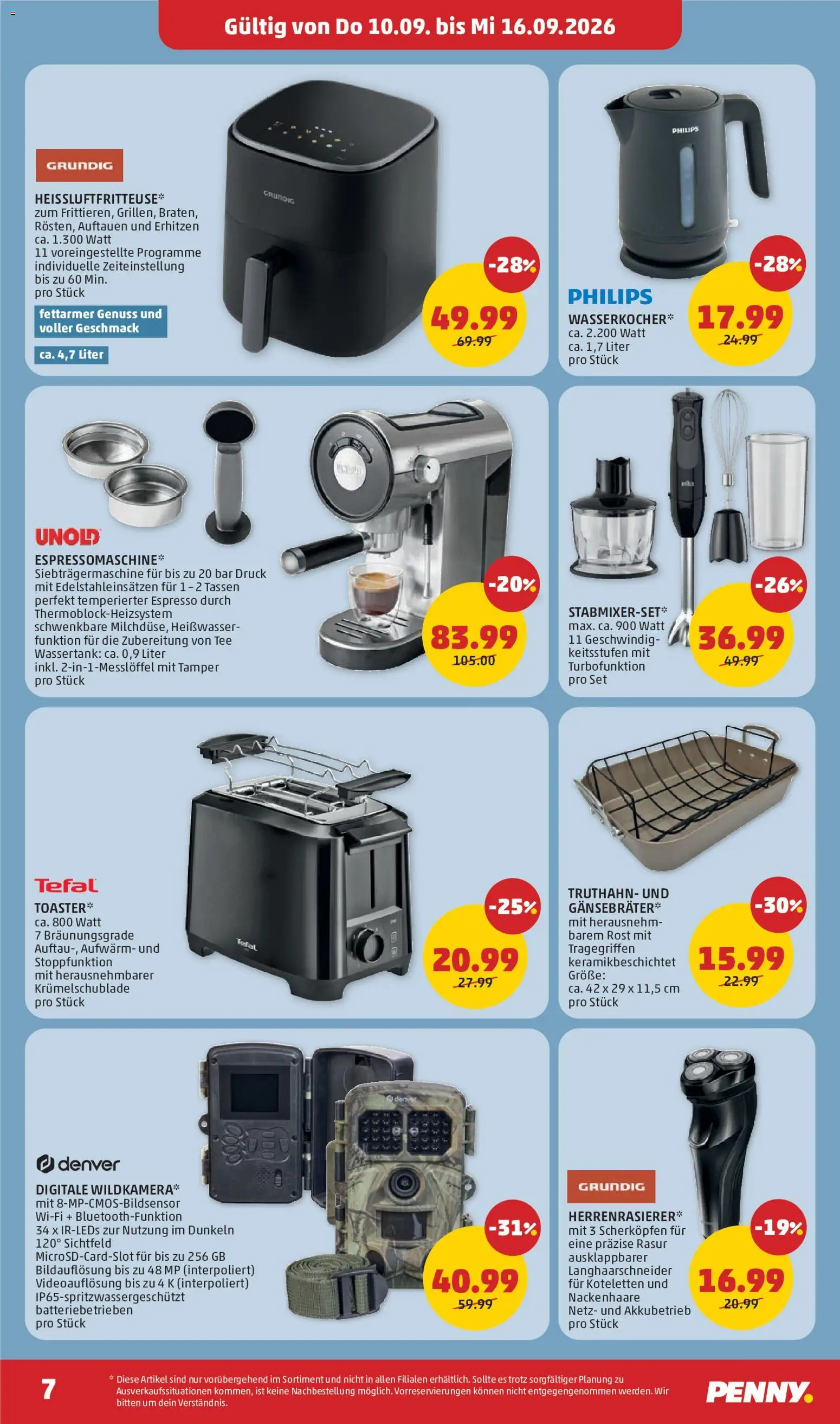 Penny Markt Eröffnung in 1140 Wien gültig ab 06.09.2026 | Seite: 7 | Produkte: Wasserkocher, Tee