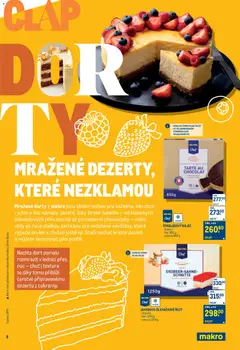 Náhled letáku Makro leták - Pro milovníky jídla od 17.06.2026 | Strana: 8 | Produkty: Mražené dorty, Dorty, Dort