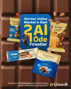 25 Haziran 2026 tarihinden itibaren geçerli olan Gürmar kataloğu önizlemesi