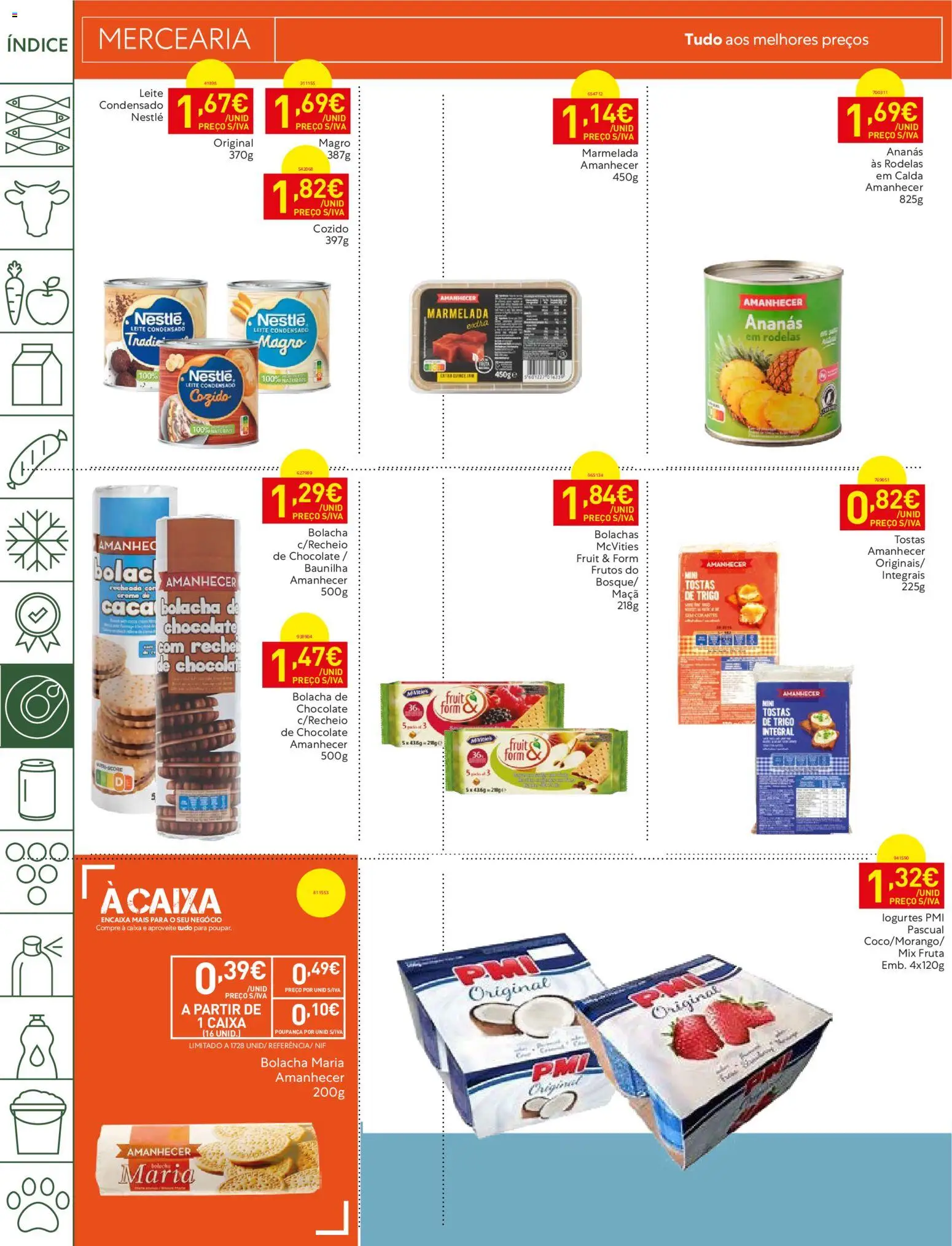 Recheio Folheto Madeira │ válido de 26.05.2026 | Página: 22 | Produtos: Leite condensado, Leite, Chocolate, Creme