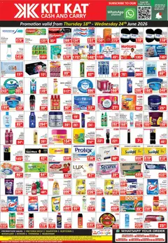 KIT KAT Cash & Carry specials catalogue – valid from 18/06/2026 | Page: 3 | Products: Butter, Petroleum jelly, Toilet paper, Lotion