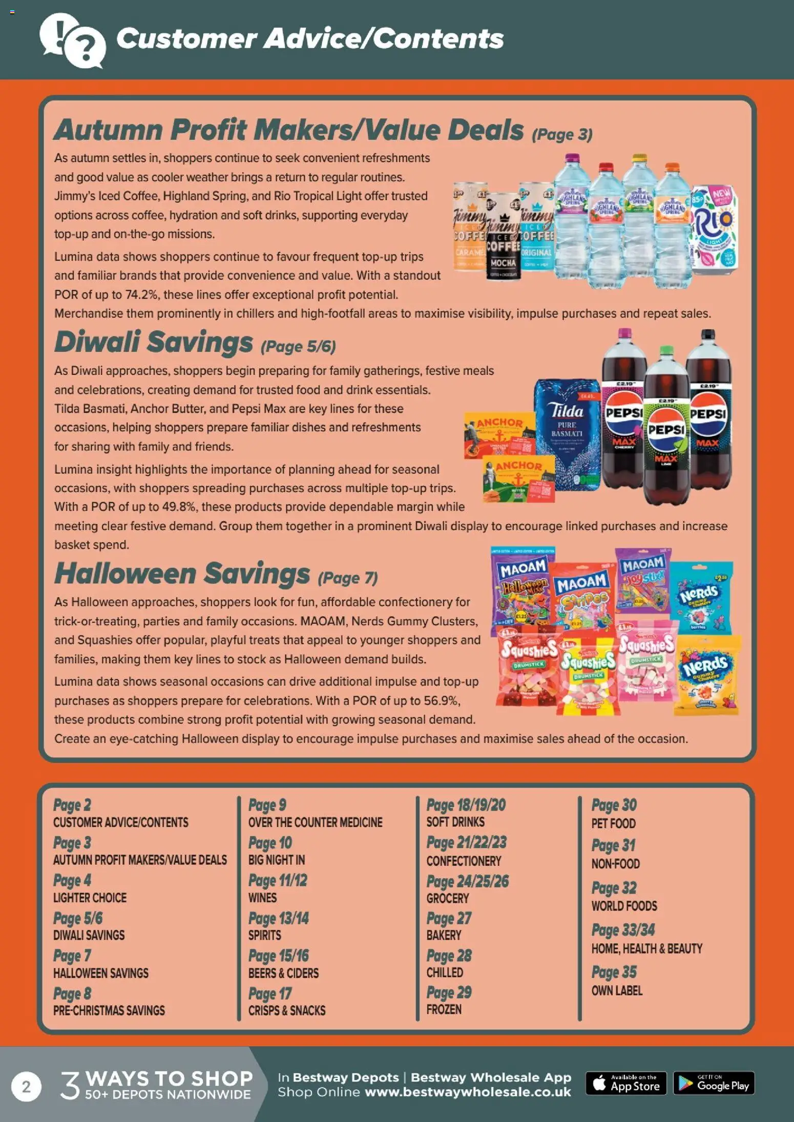 {H1} | Page: 2 | Products: Basket, Pepsi, Coffee, Pet food