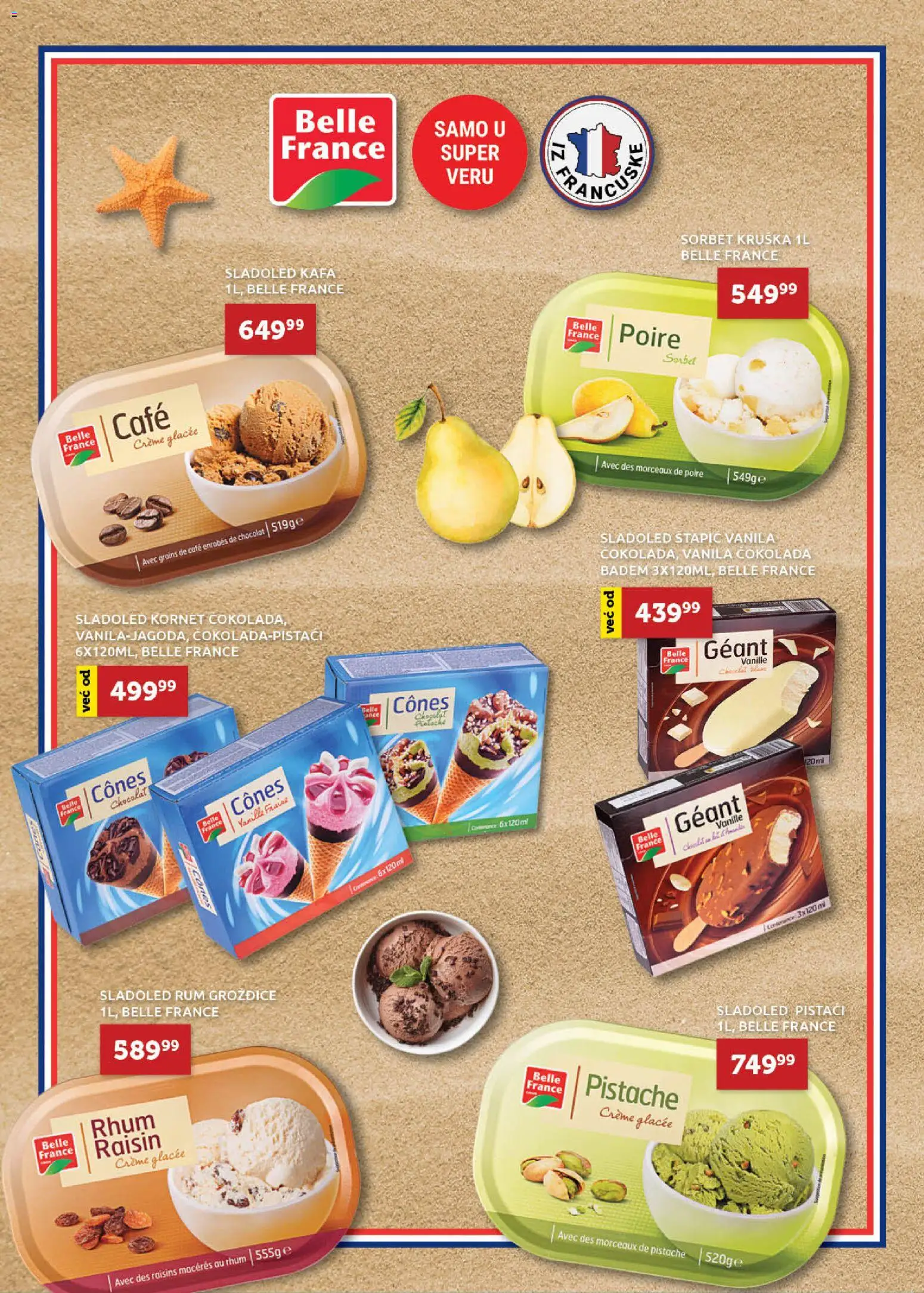 SuperVERO katalog - važi od 02.07.2026 | Strana: 16 | Proizvode: Badem, Kafa, Čokolada, Sladoled kornet