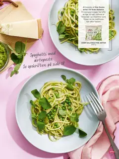 Meny - Spisetid uge 32 gyldig fra 31/07/2026 | Side: 17 | Produkter: Spaghetti, Ærter, Søm, Frosne grøntsager
