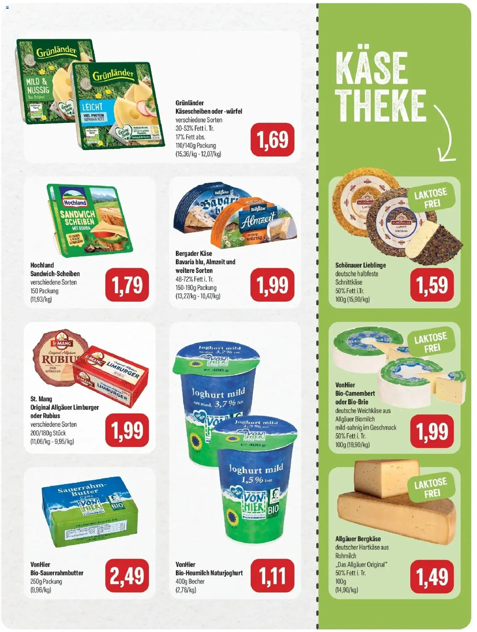 Feneberg Aktuelle Angebote (ab 28.09.2026) zum Blättern | Seite: 7 | Produkte: Käse, Theke, Gouda, Grunlander