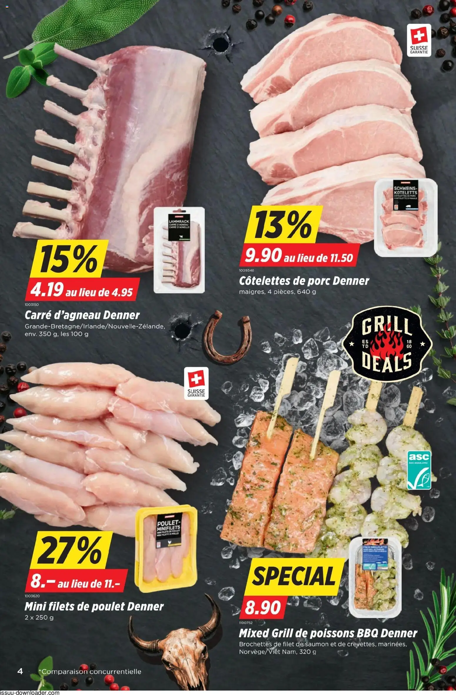 Denner aktionen FR – gültig ab 04.06.2026 | Seite: 4 | Produkte: Grill