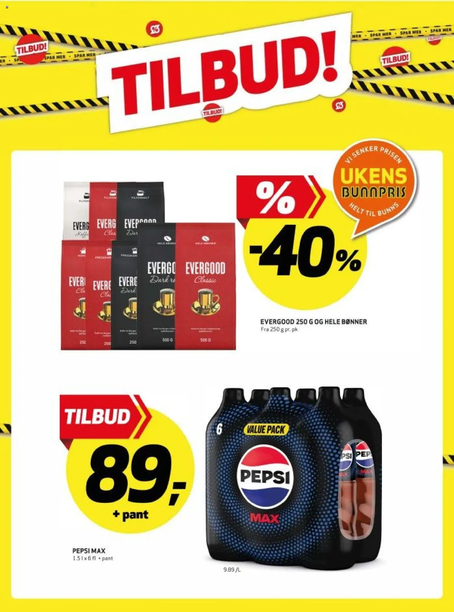 {H1} | Side: 4 | Produkter: Bønner, Pepsi Max, Pepsi