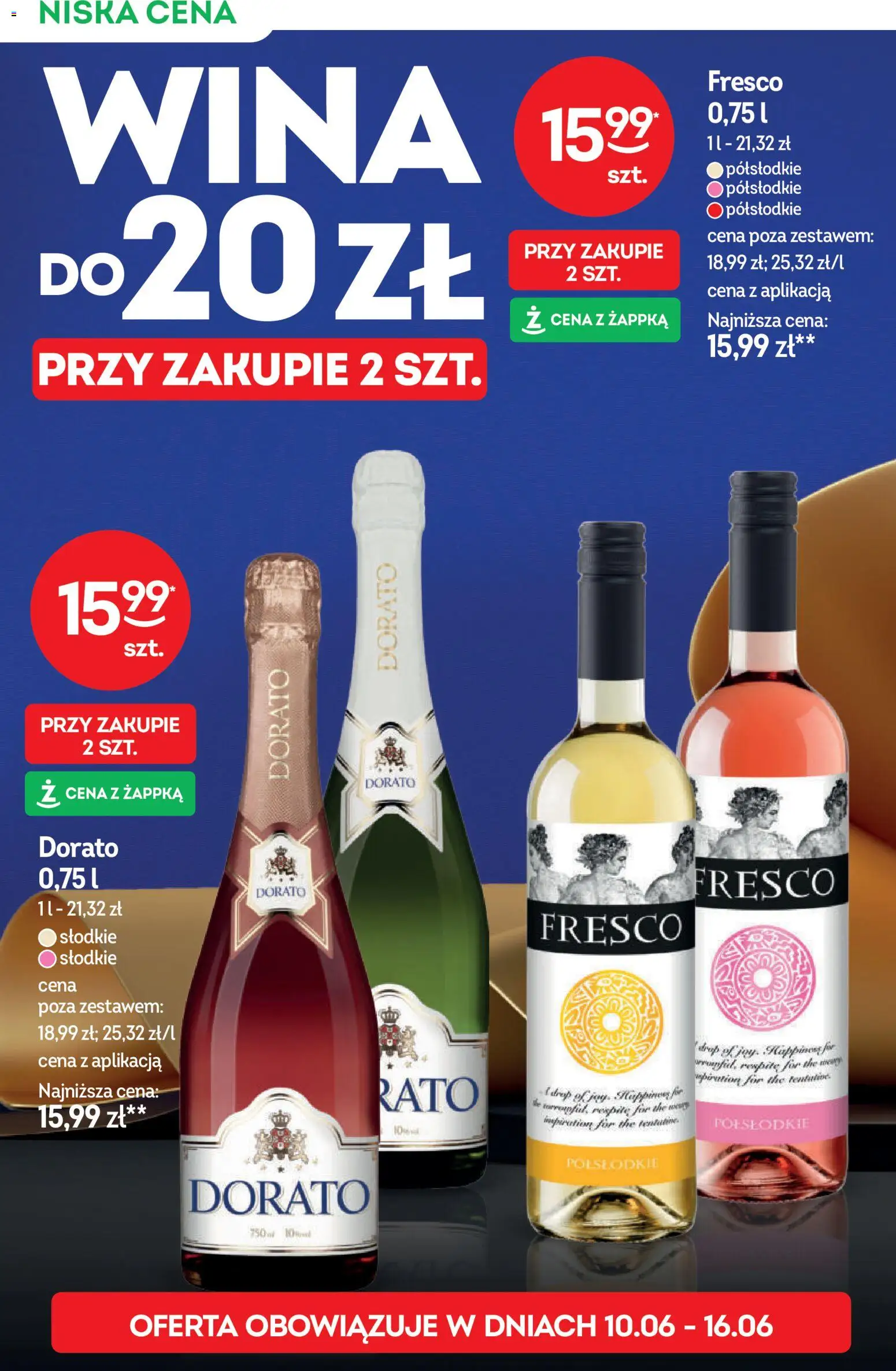 Żabka gazetka - Katalog win od 10.06.2026 | Strona: 6 | Produkty: Fresco