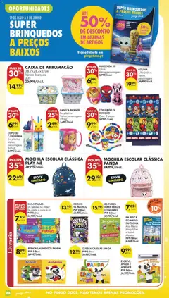Pré-visualização ALMOFADA 3D, 35cm Várias personagens válido de 19.05.2026 | Página: 50 | Produtos: Mochila, Caneca, Colcha, Coelho