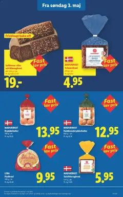 MADVÆRKET Krydderboller, MADVÆRKET Krydderboller 700 g / pk. Pr. kg 19,92 gyldig fra 13/09/2026 | Side: 47 | Produkter: Brød, Krydderboller, Rugbrød
