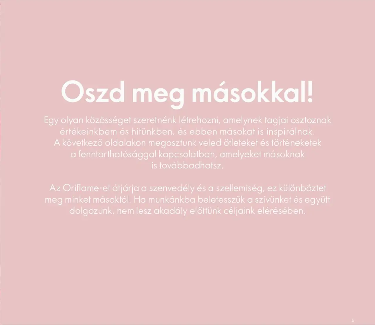 Oriflame akciós ujság - amely érvényes a következő dátumtól: 2020.05.27. | Oldal: 5